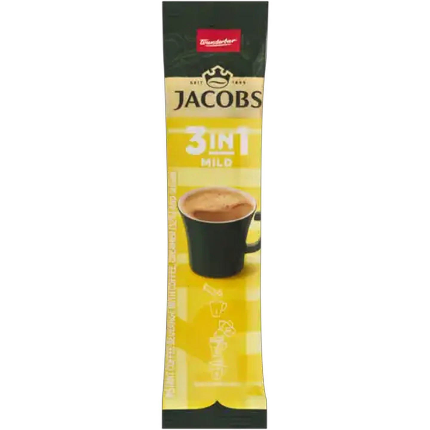 Image of Jacobs Mild 3-in-1 Instant Coffee 11.1g