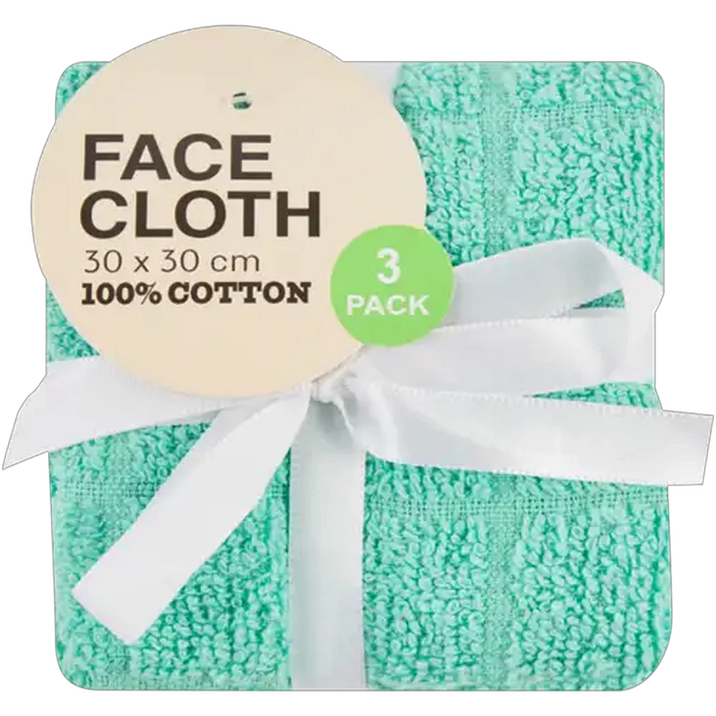 Image of Face Cloth Set 3-Pack (Colour May Vary)