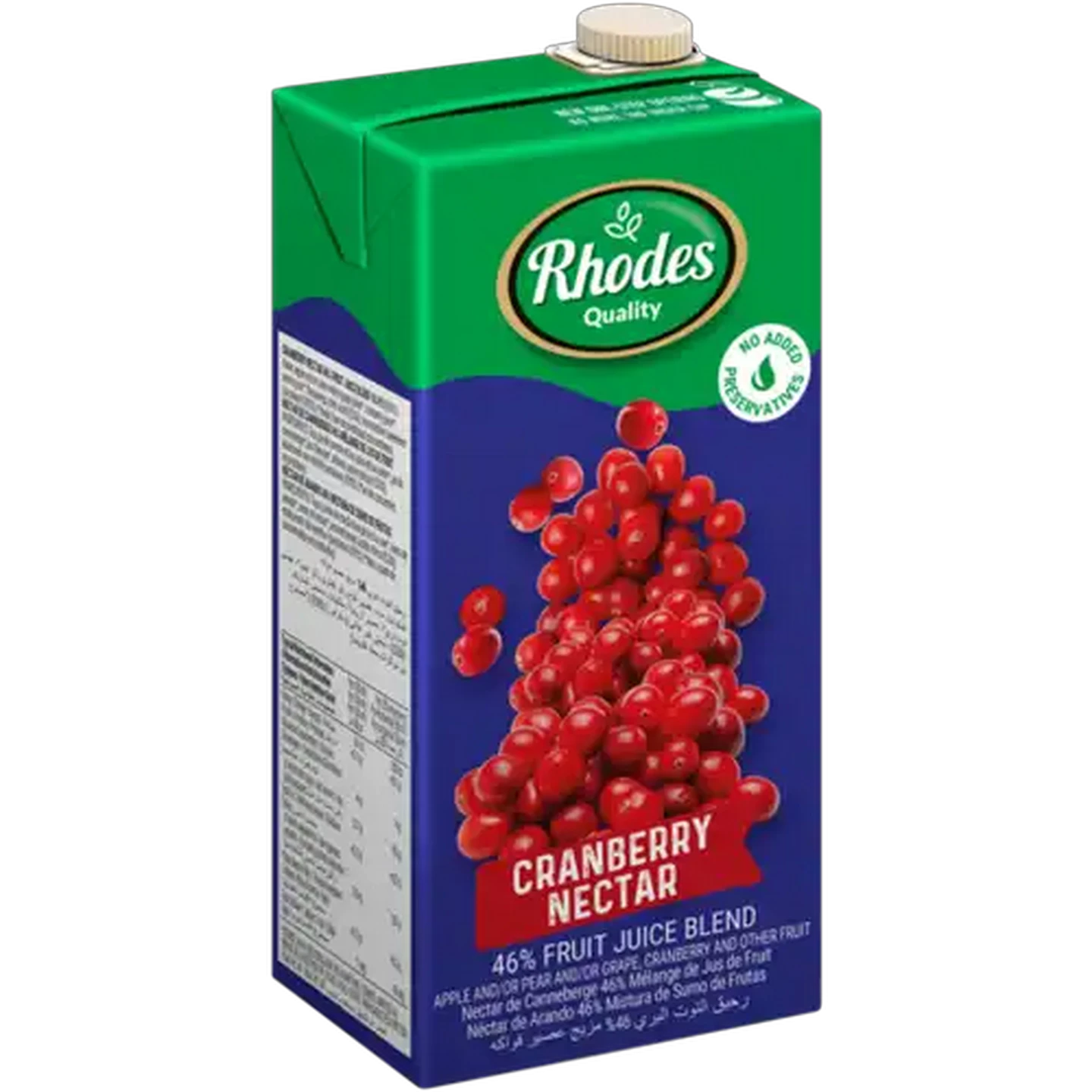 Image of Rhodes Quality Cranberry Nectar 1L