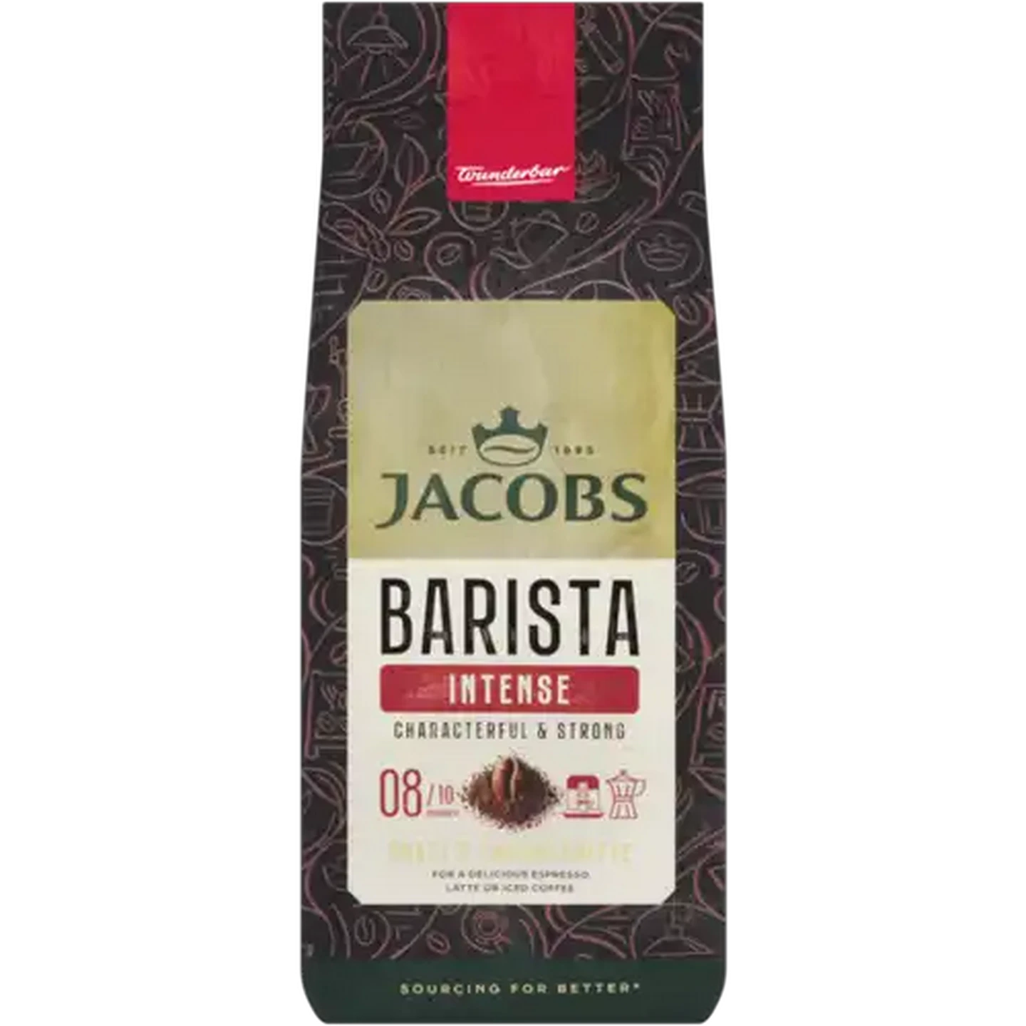 Image of Jacobs Barista Editions Intense Roast & Ground Coffee 200g