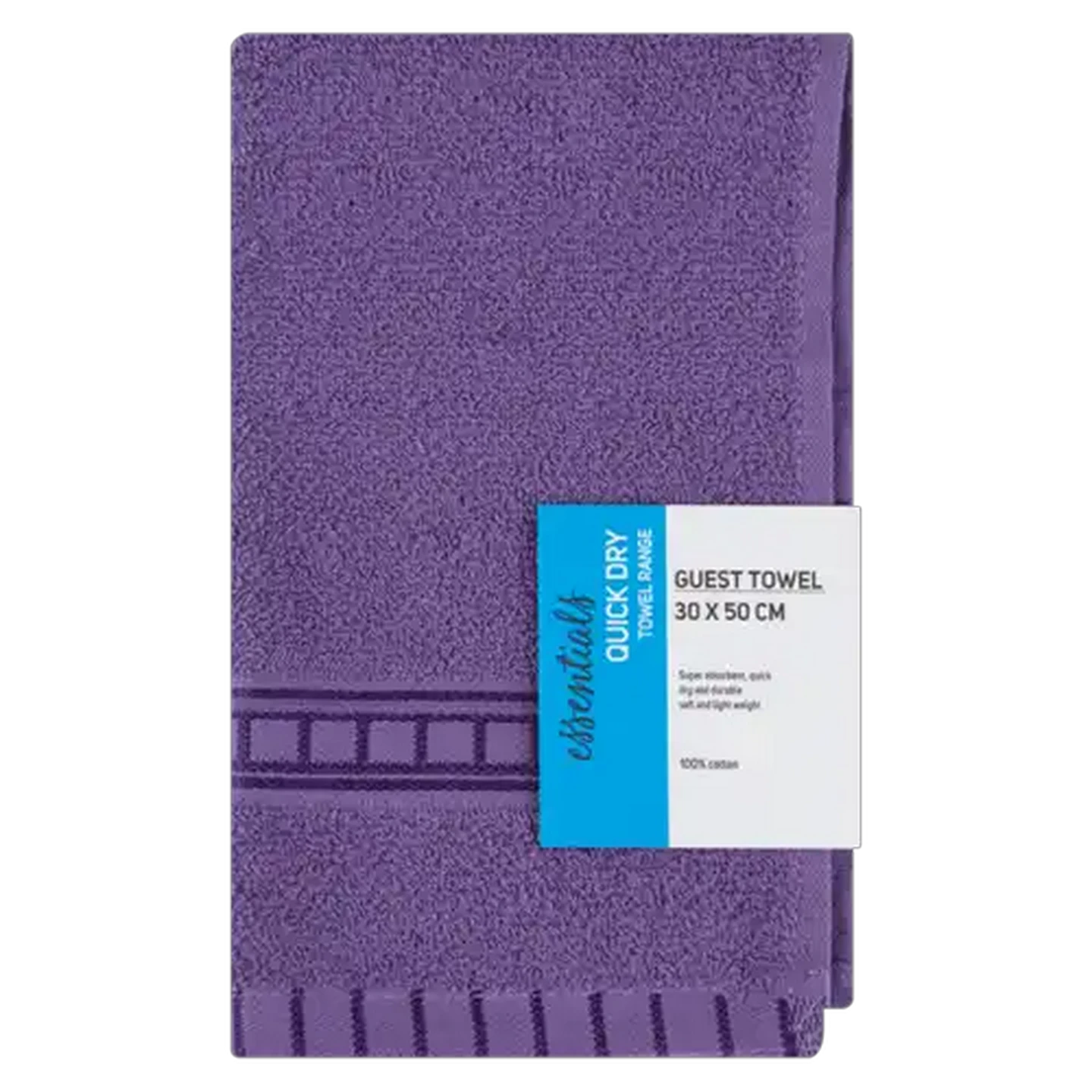 Image of Essentials Quick Dry Guest Towel 30 x 50cm