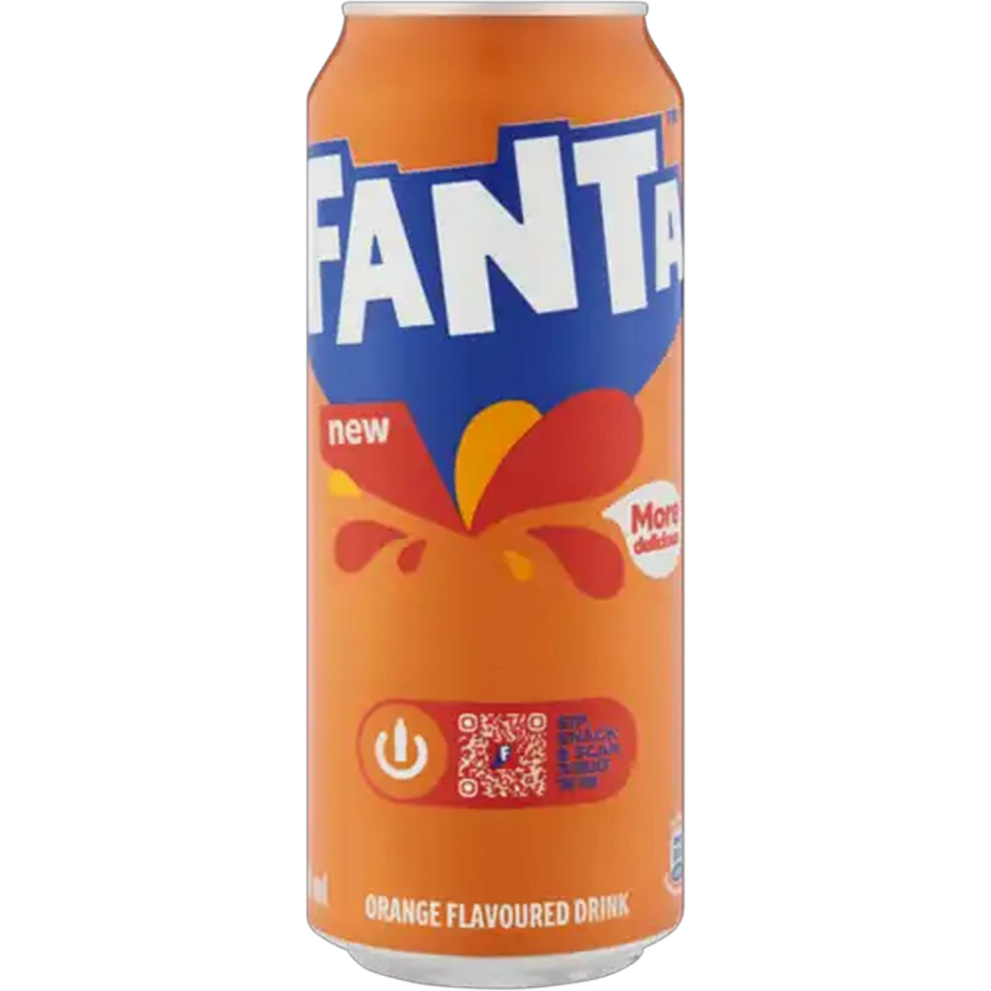 Image of Fanta Orange Flavoured Sparkling Soft Drink Can 500ml
