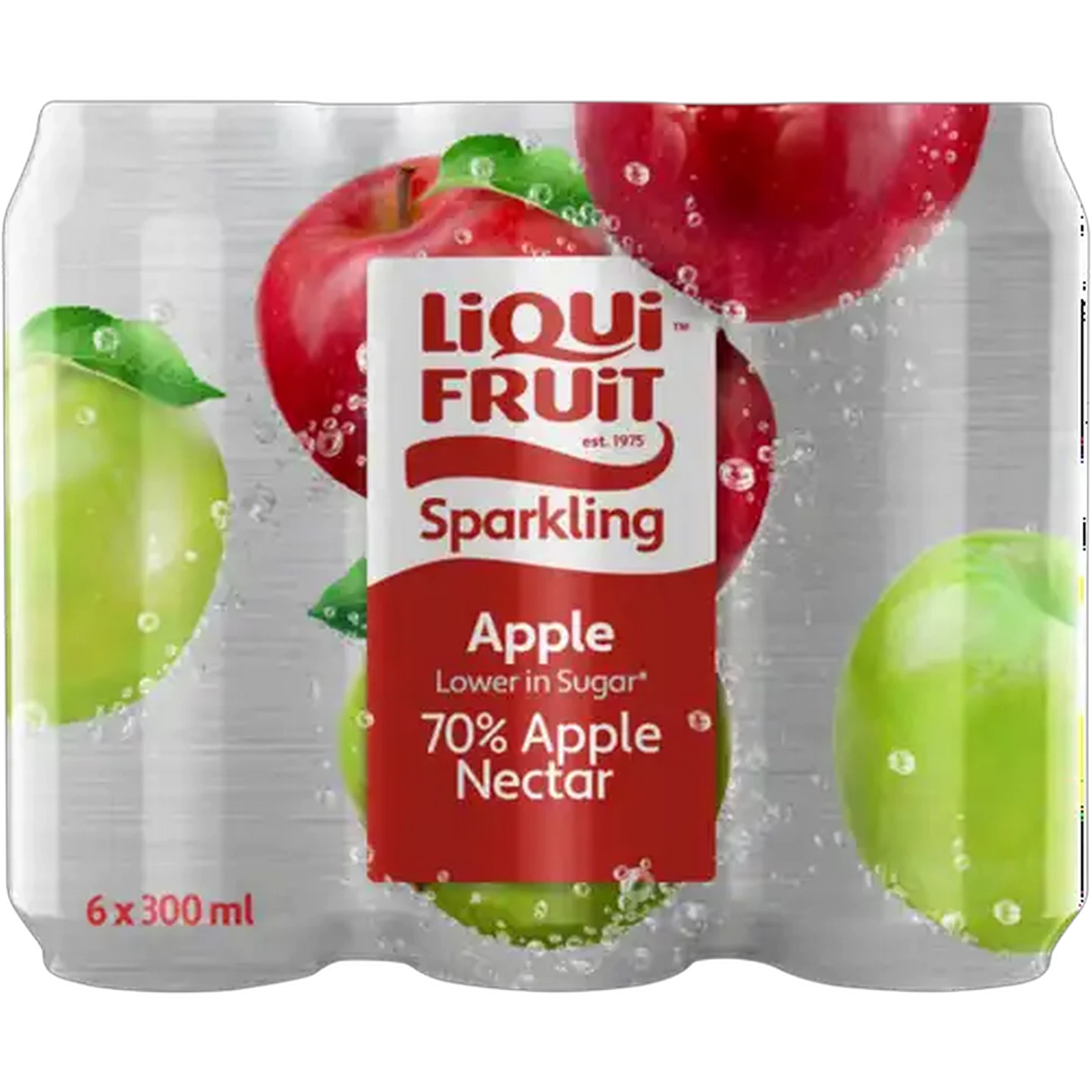 Image of Liqui Fruit Sparkling 70% Apple Nectar 6 x 300ml