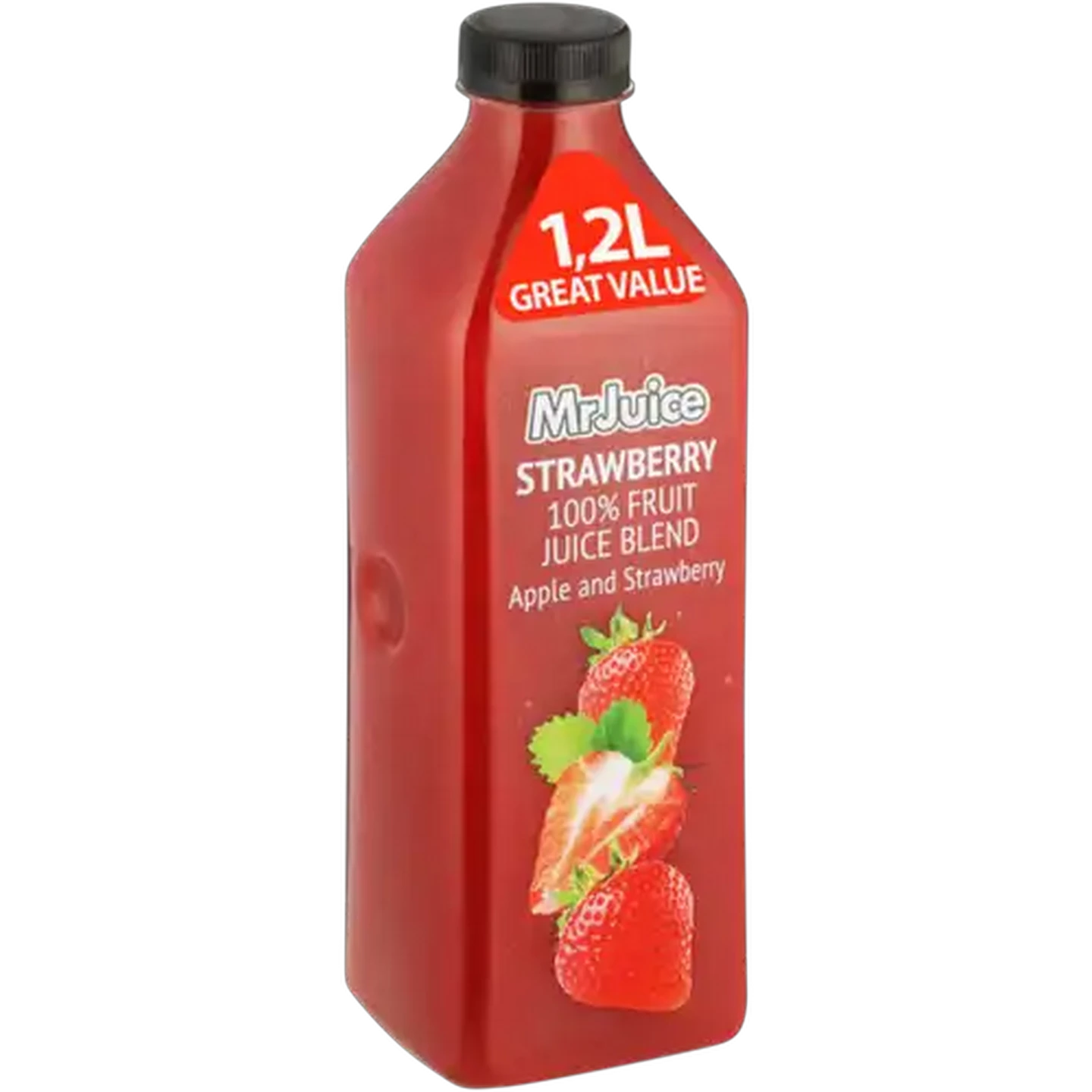 Image of Mr Juice Strawberry 100% Fruit Juice Blend 1.2L