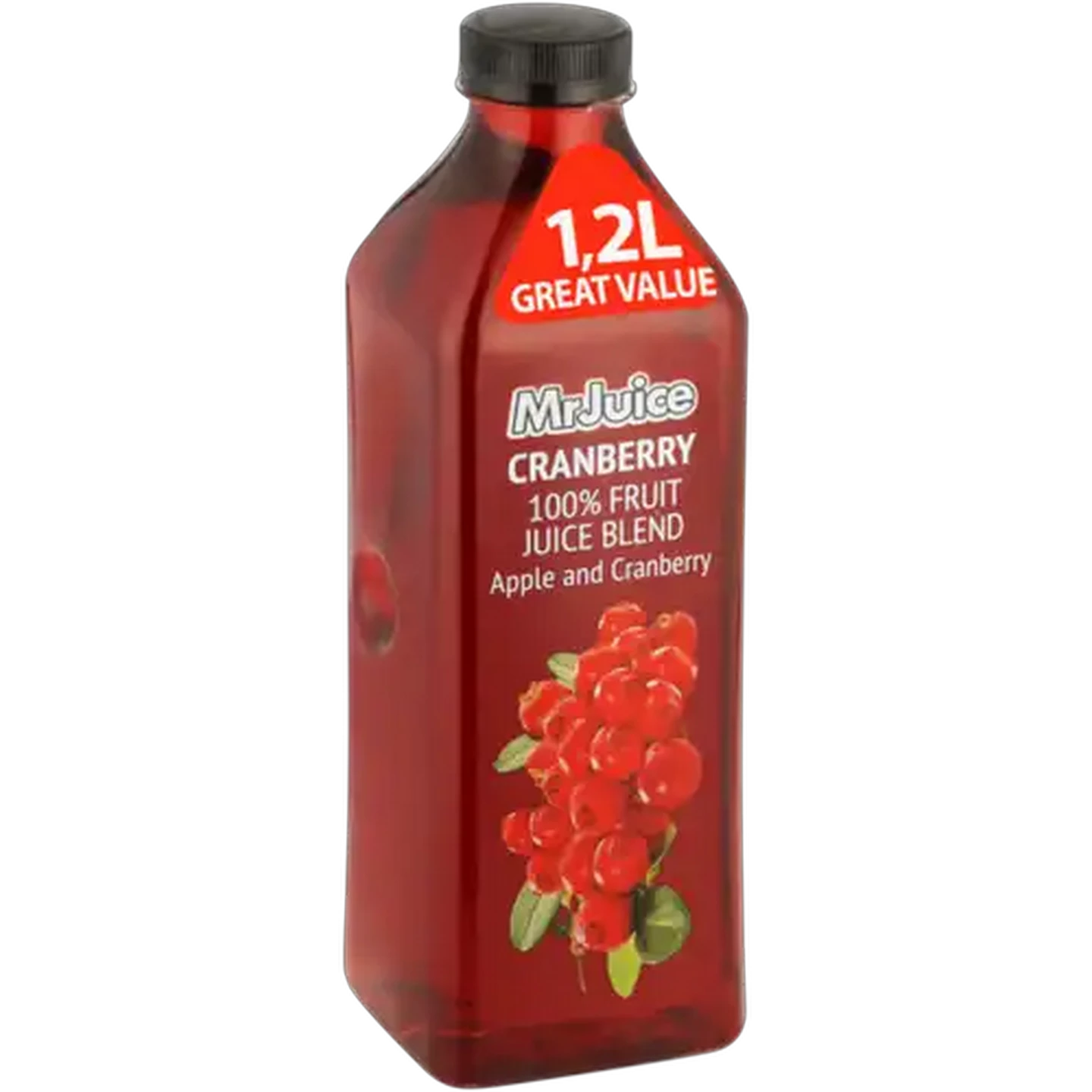 Image of Mr Juice Cranberry 100% Fruit Juice Blend 1.2L