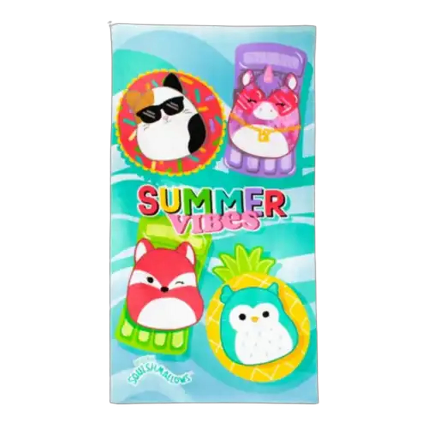 Image of Laguna Squismall Turquoise Beach Towel