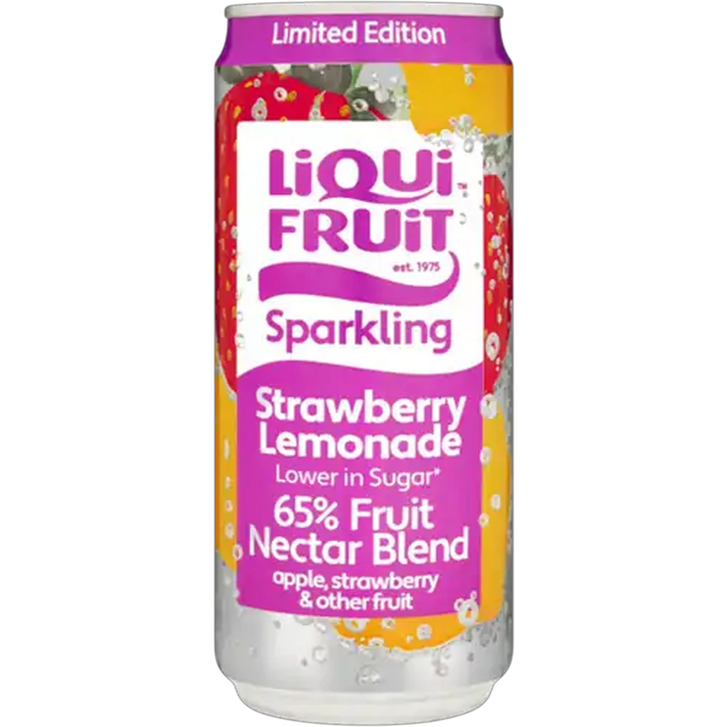 Image of Liqui Fruit Strawberry Lemonade Limited Edition 65% Sparkling Fruit Nectar Blend 300ml