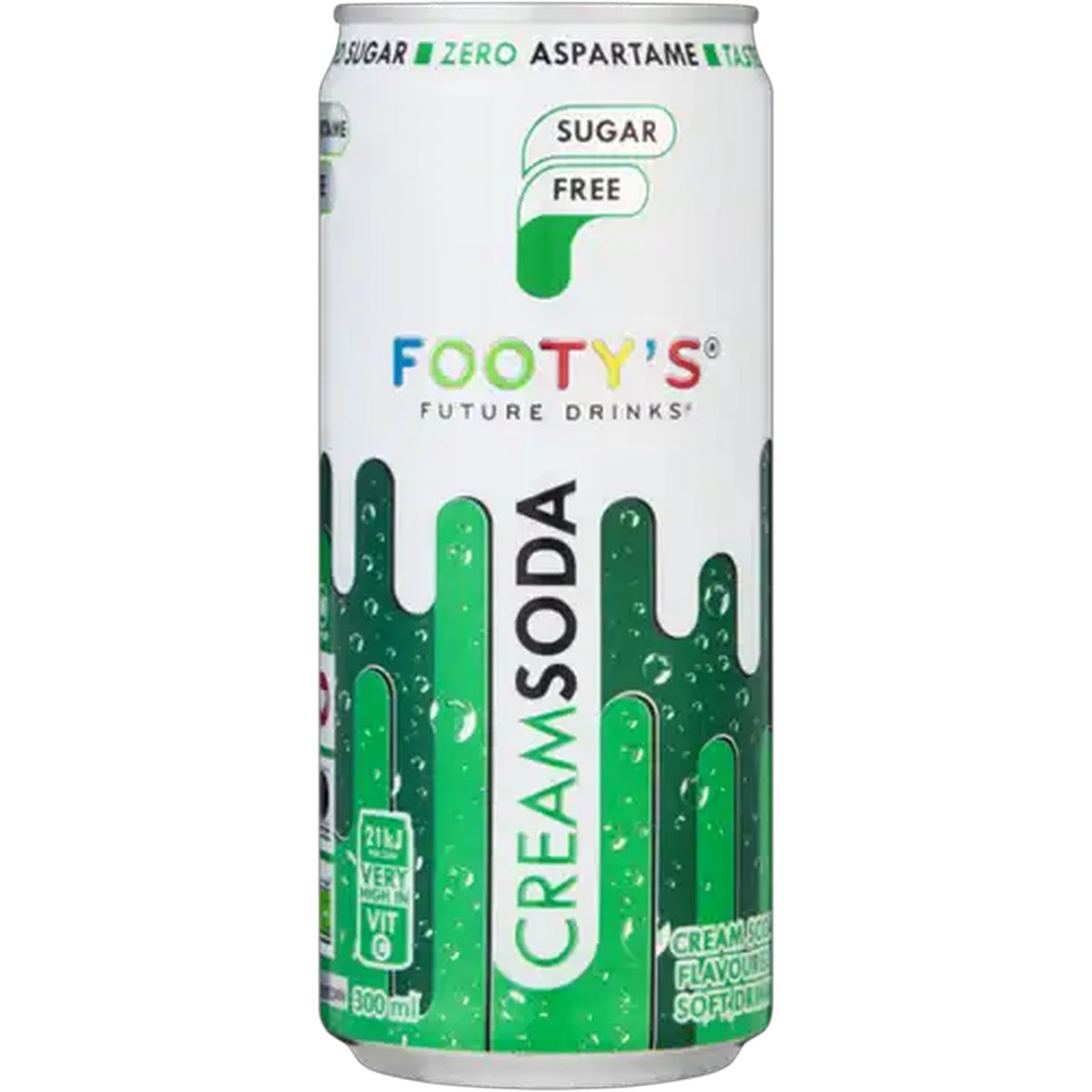 Image of Footy's Future Drinks Sugar Free Cream Soda 300ml