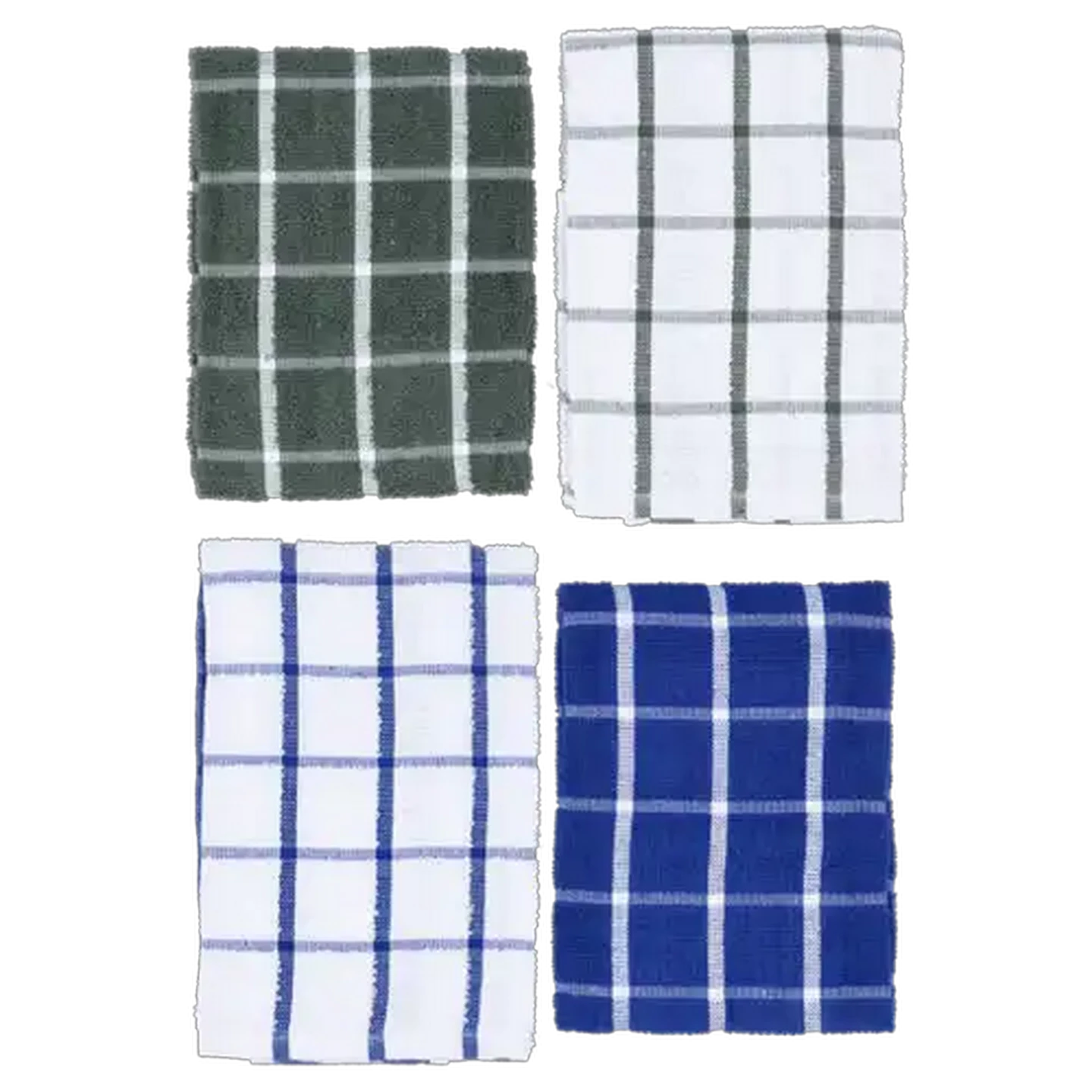 Image of Essentials Terry Kitchen Cloths 2-Pack 40 x 60cm (Colour May Vary)