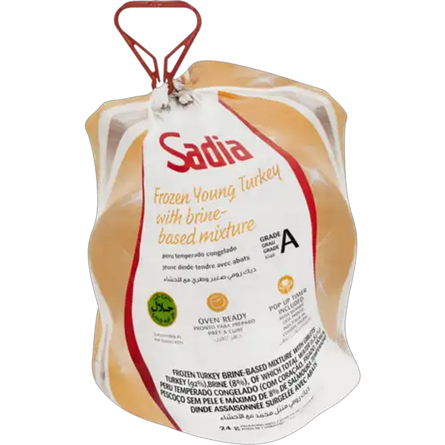 Image of Sadia Frozen Young Turkey with Brine-Based Mixture Per KG