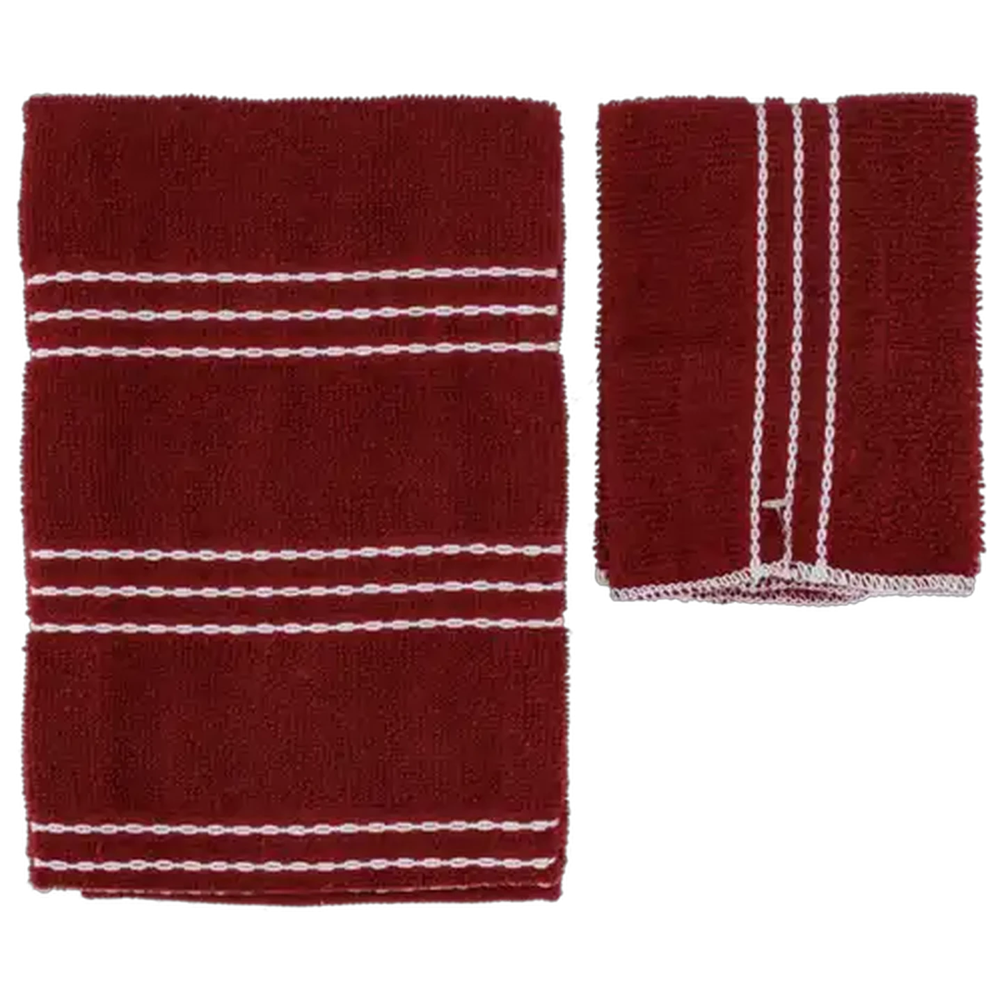 Image of Essentials Terry Kitchen Cloth & Swabs 2-Pack (Colour May Vary)