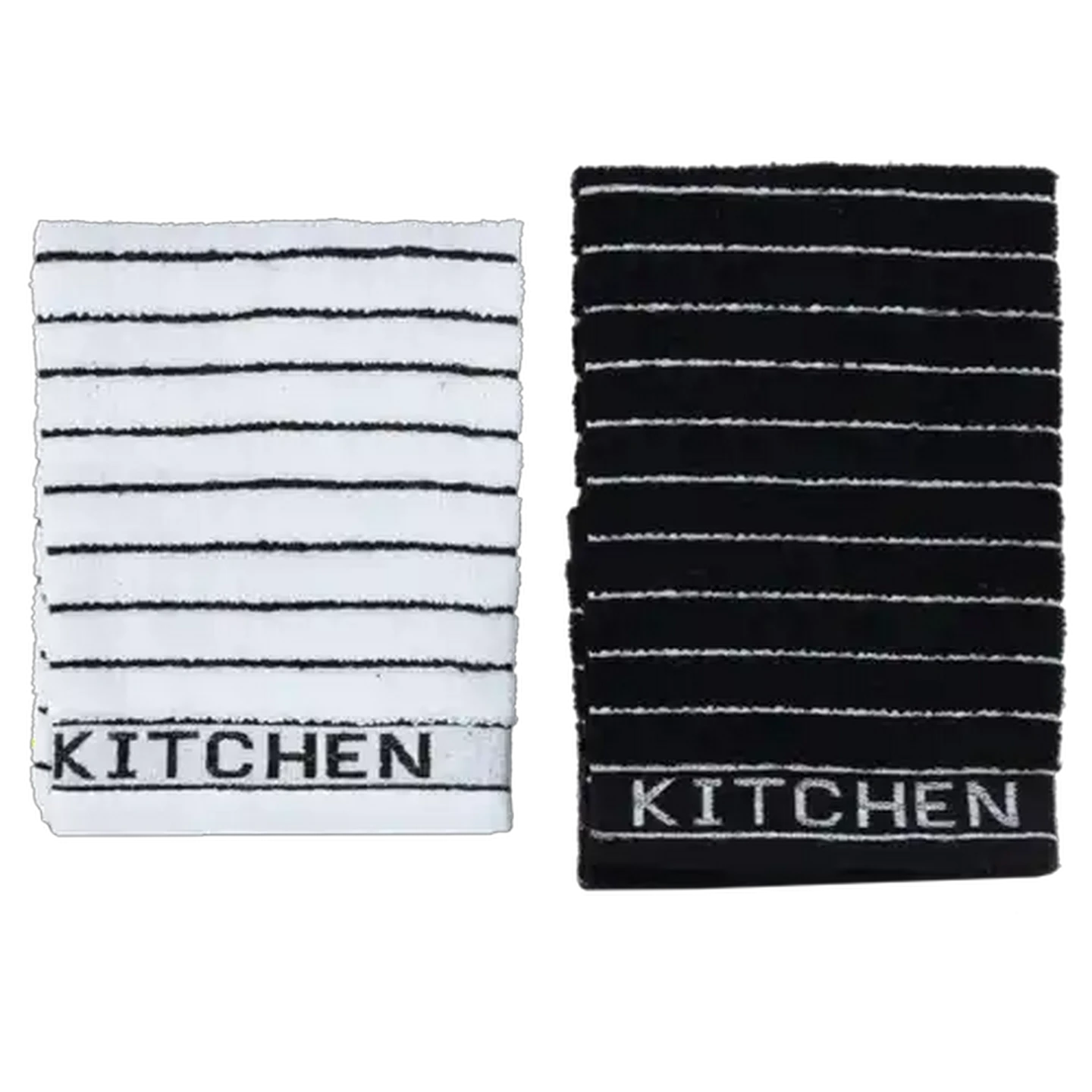 Image of Essentials Terry Kitchen Cloths 2-Pack 40 x 60cm (Colour May Vary)