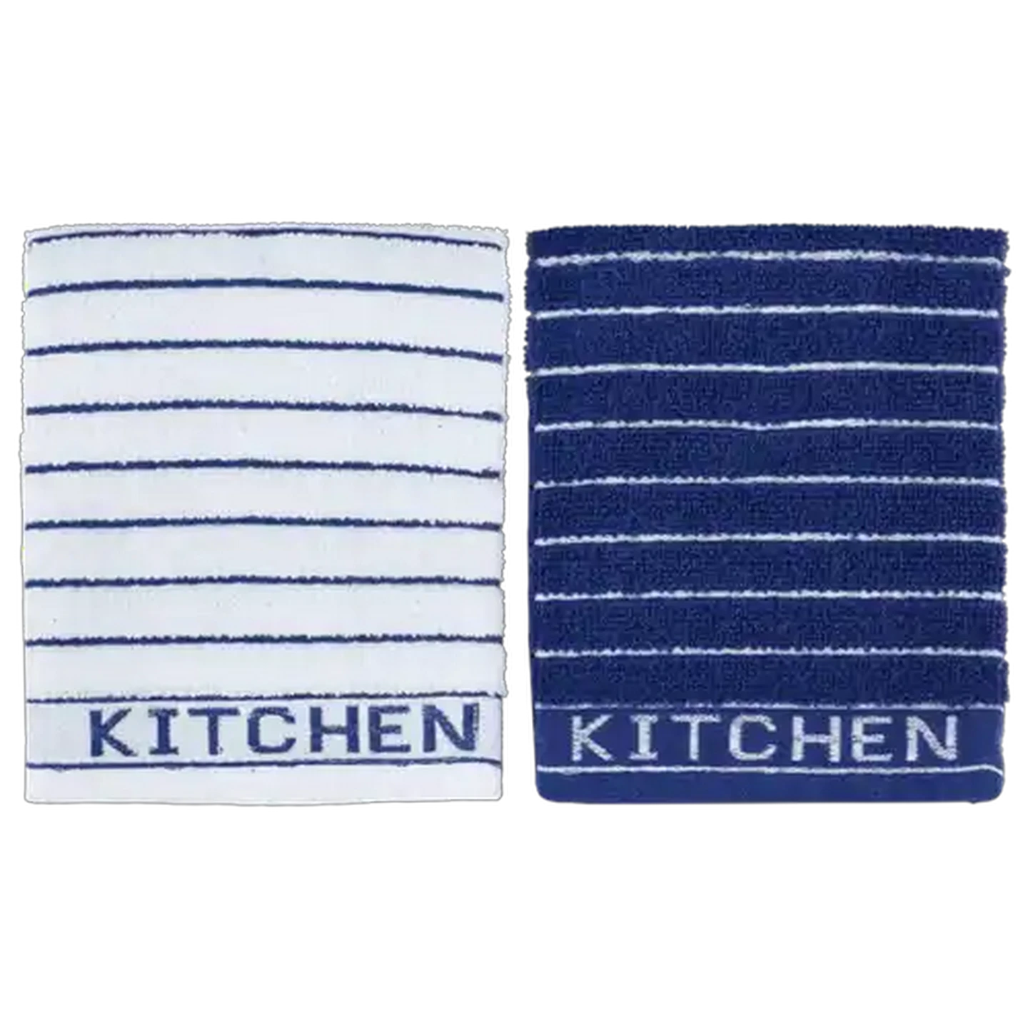 Image of Essentials Terry Kitchen Cloths 2-Pack 40 x 60cm (Colour May Vary)