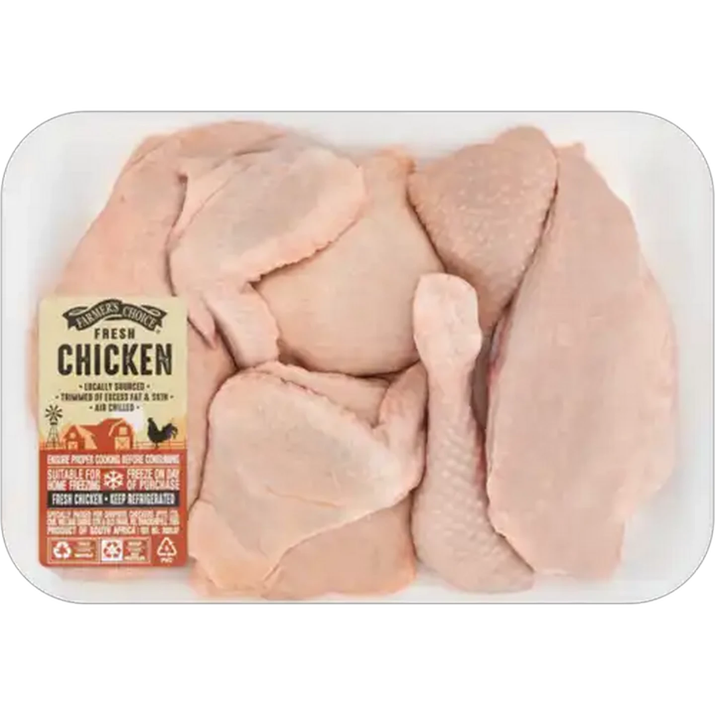 Image of Farmer's Choice Fresh Chicken 8 Piece Braai Pack Per KG