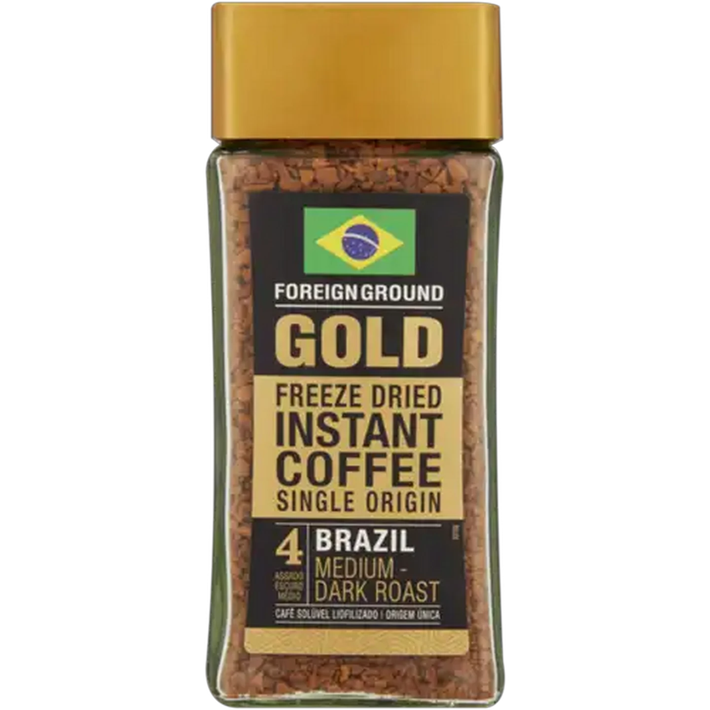 Image of Foreign Ground Gold Brazil Freeze Dried Instant Coffee 100g