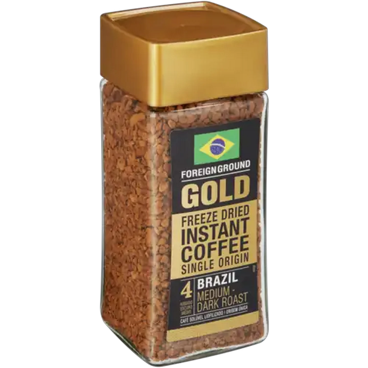 Image of Foreign Ground Gold Brazil Freeze Dried Instant Coffee 100g