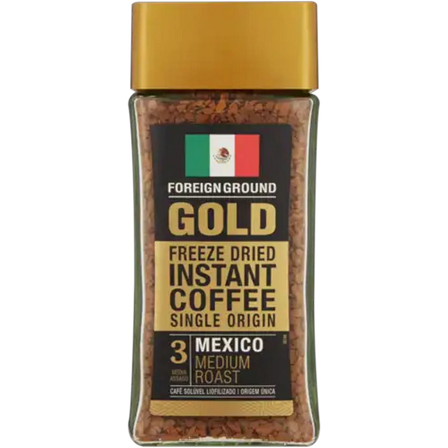 Image of Foreign Ground Gold Mexico Freeze Dried Instant Coffee 100g