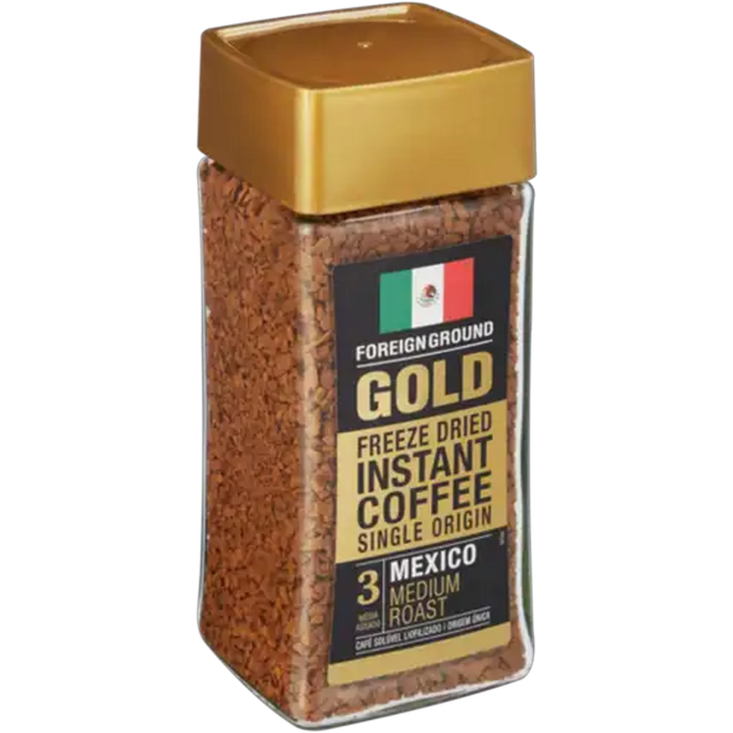 Image of Foreign Ground Gold Mexico Freeze Dried Instant Coffee 100g