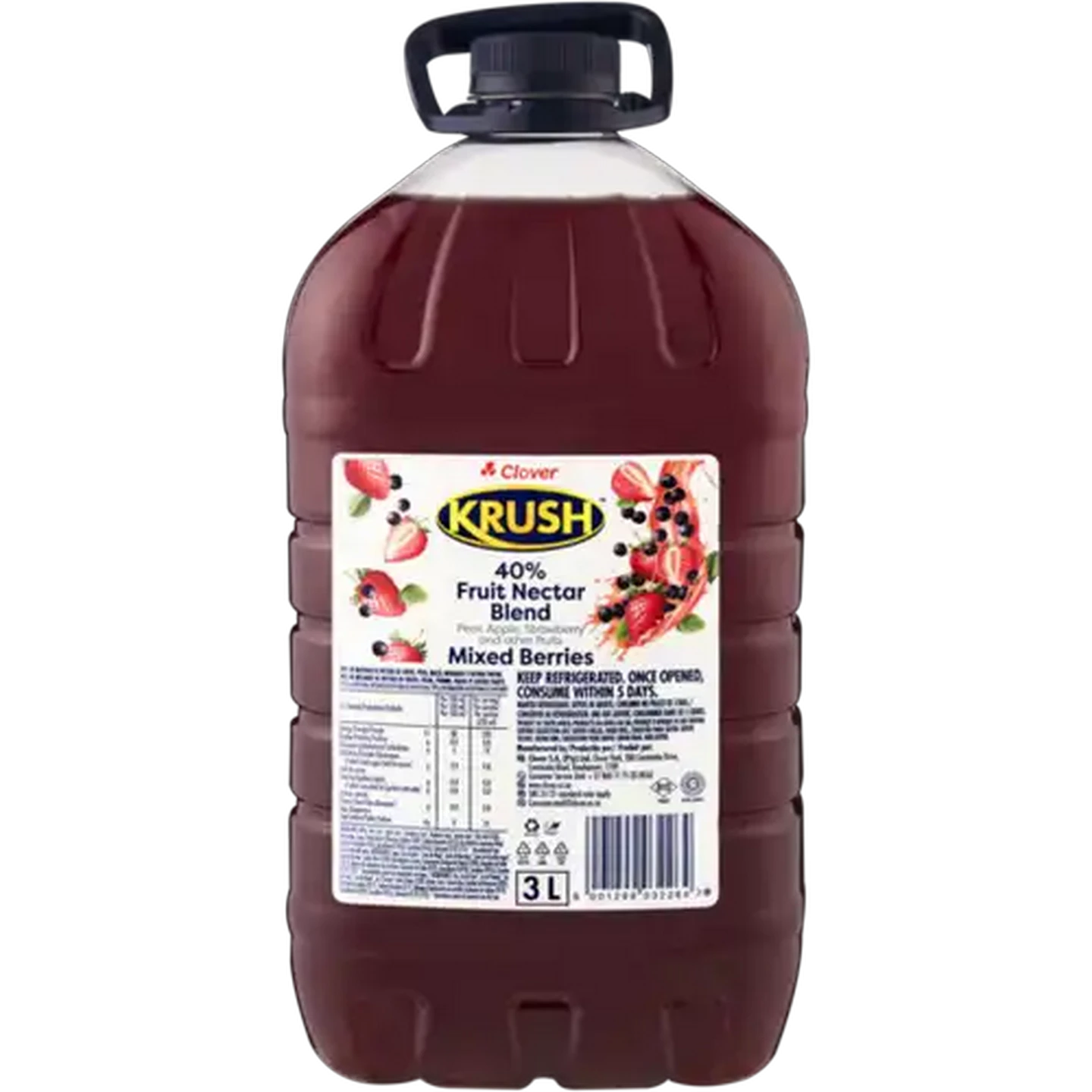 Image of Clover Krush Mixed Berries 40% Fruit Nectar Blend 3L