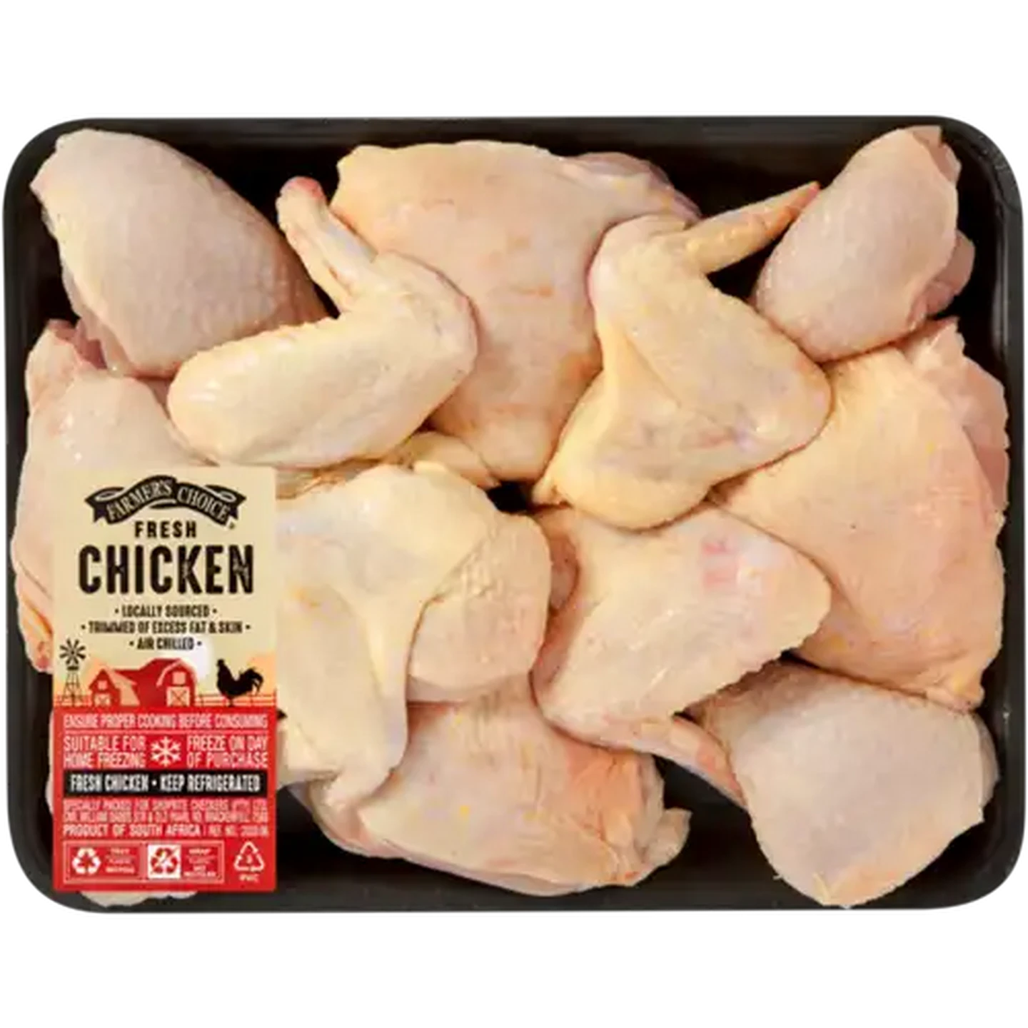 Image of Farmer's Choice Fresh Chicken Drumsticks, Wings & Thighs Per KG