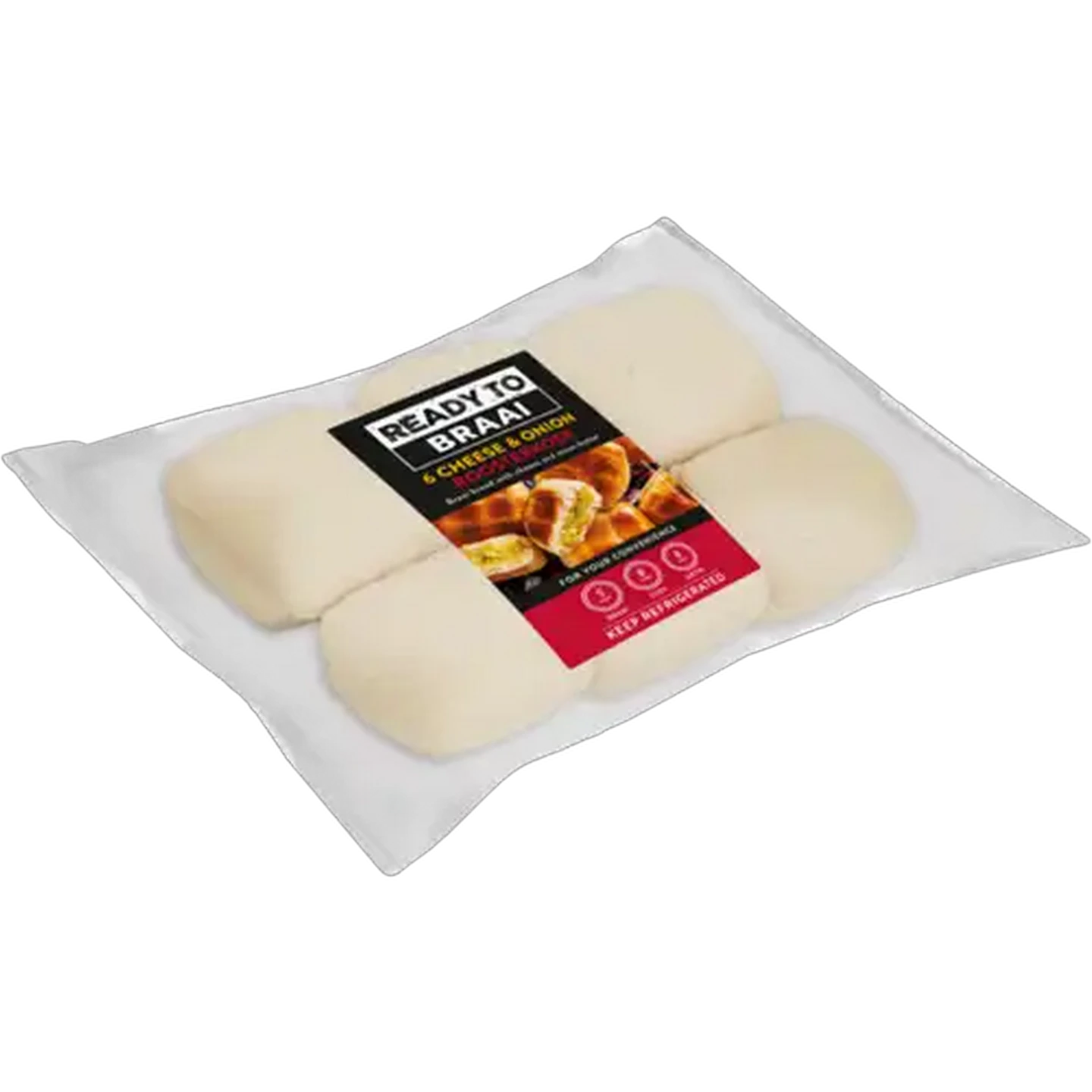 Image of Ready To Braai Cheese & Onion Roosterkoek 6 Pack
