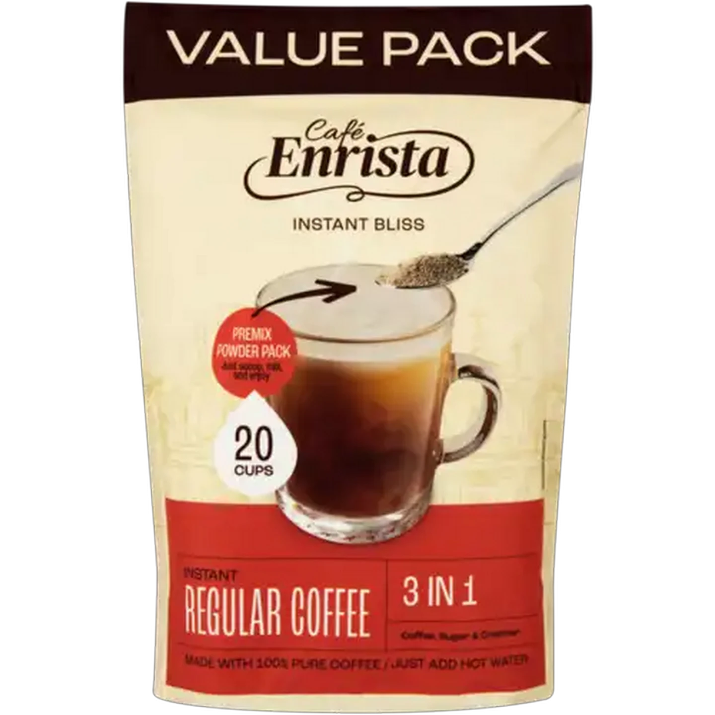 Image of Café Enrista 3-in-1 Instant Regular Coffee 500g