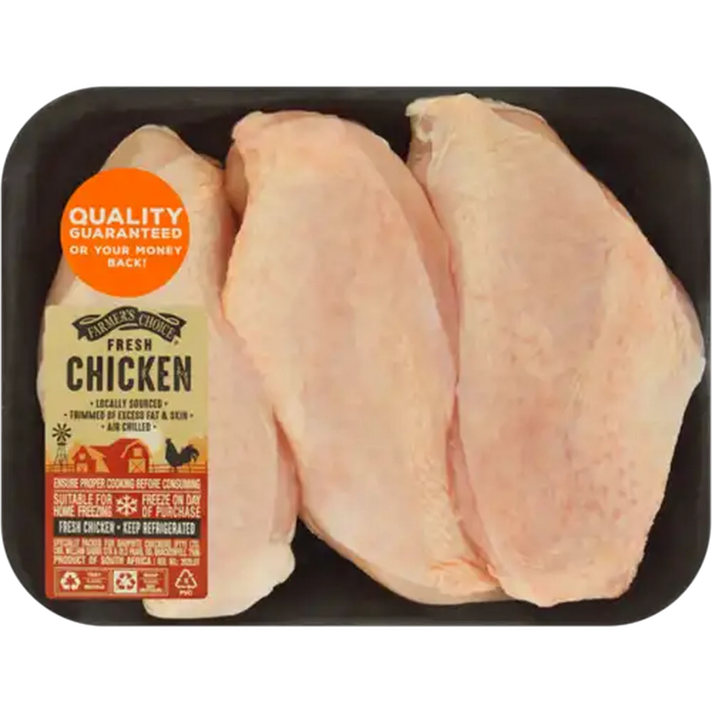 Image of Farmer's Choice Fresh Chicken Breasts Per KG