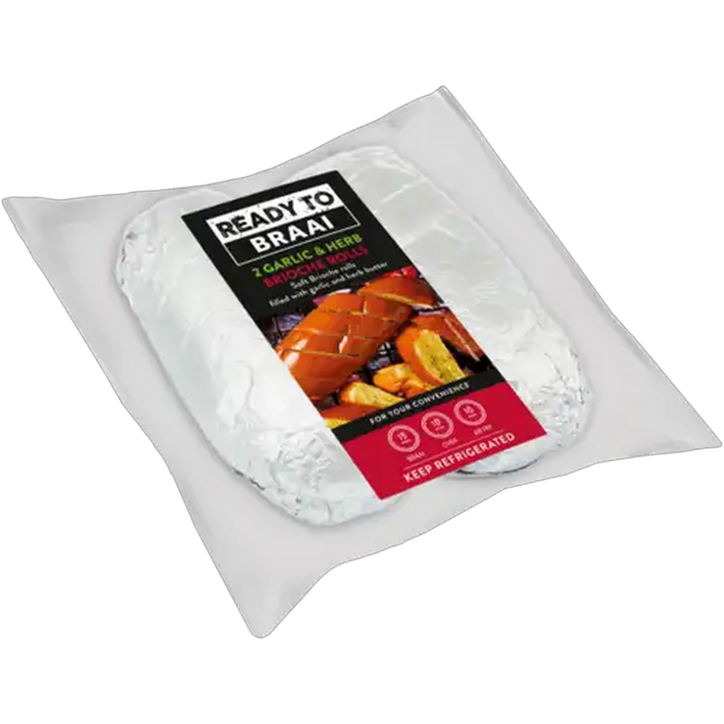 Image of Ready To Braai Garlic & Herb Brioche Rolls 2 Pack