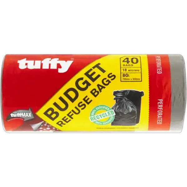 Tuffy Budget Refuse Bags 40 Pack