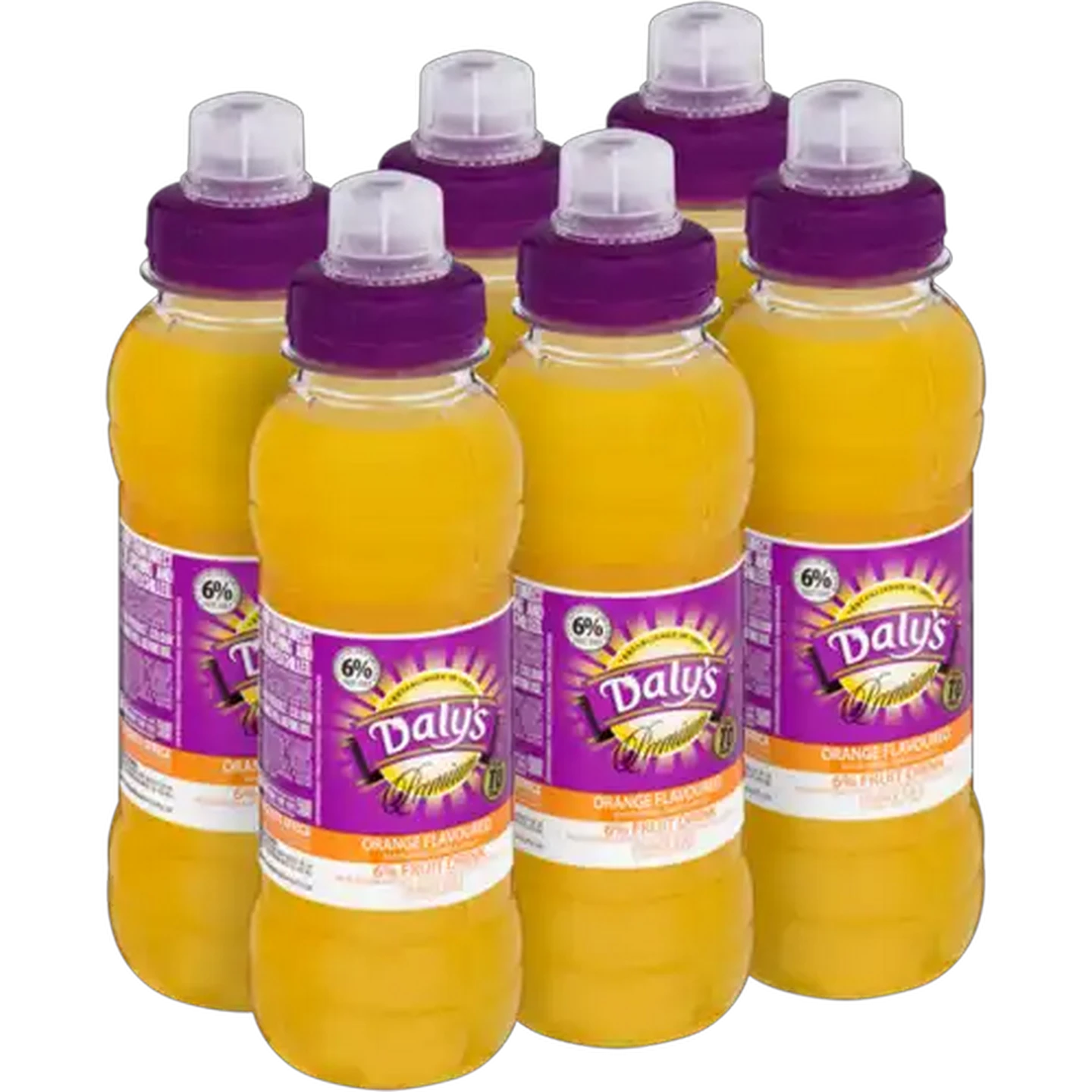 Image of Daly's Orange Flavoured 6% Fruit Drink 6 x 300ml