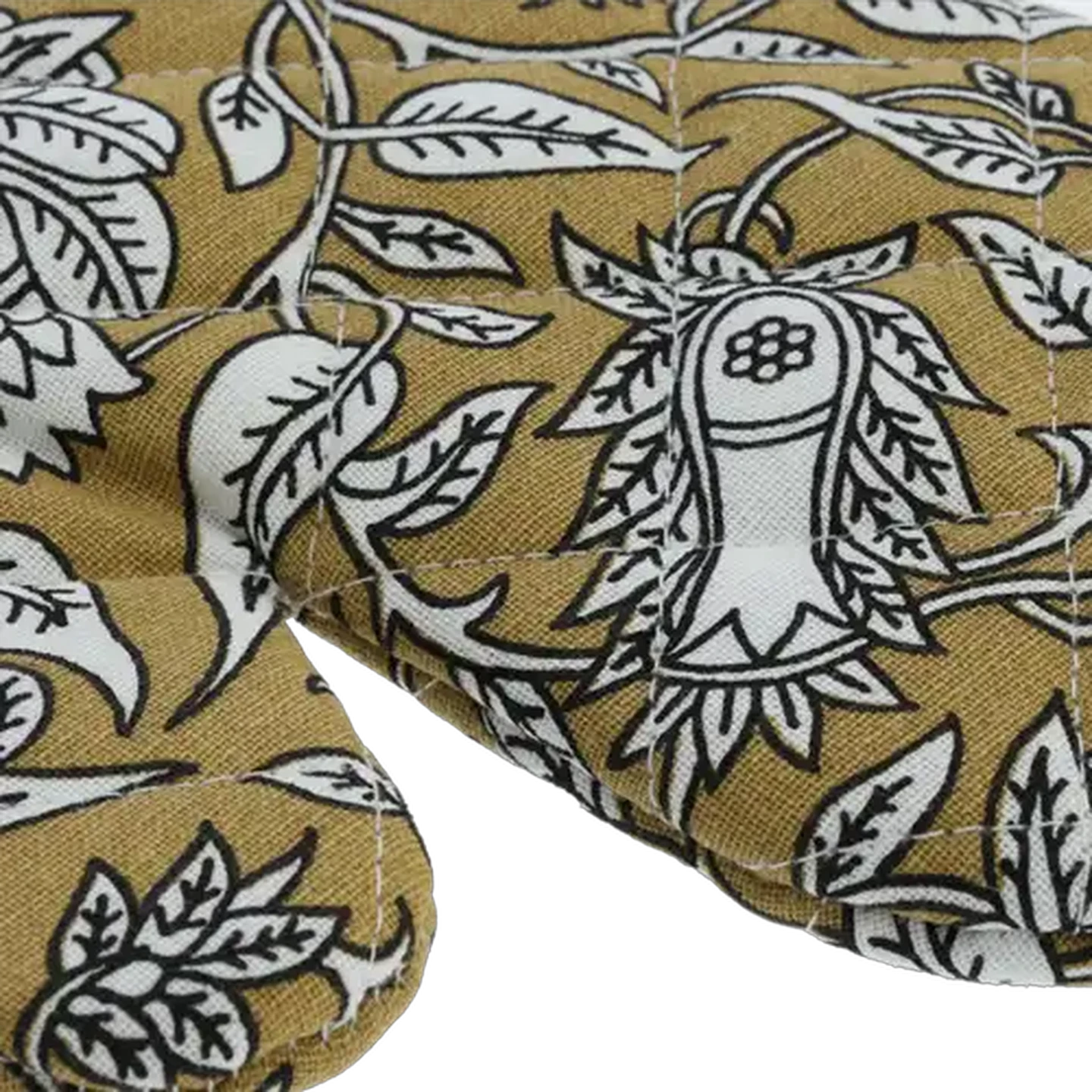 Image of Essentials Mustard Mayfair Oven Glove 16 x 32cm