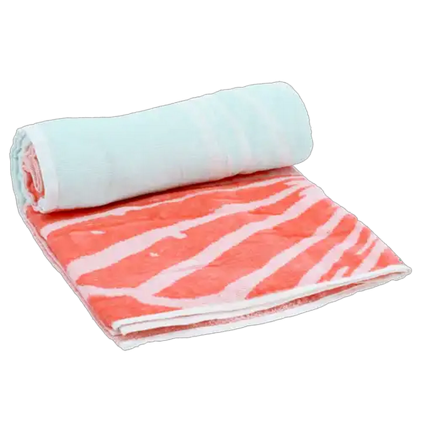Image of Laguna Velour Pink Stripe Beach Towel 2-Piece 71.1 x 147.3cm