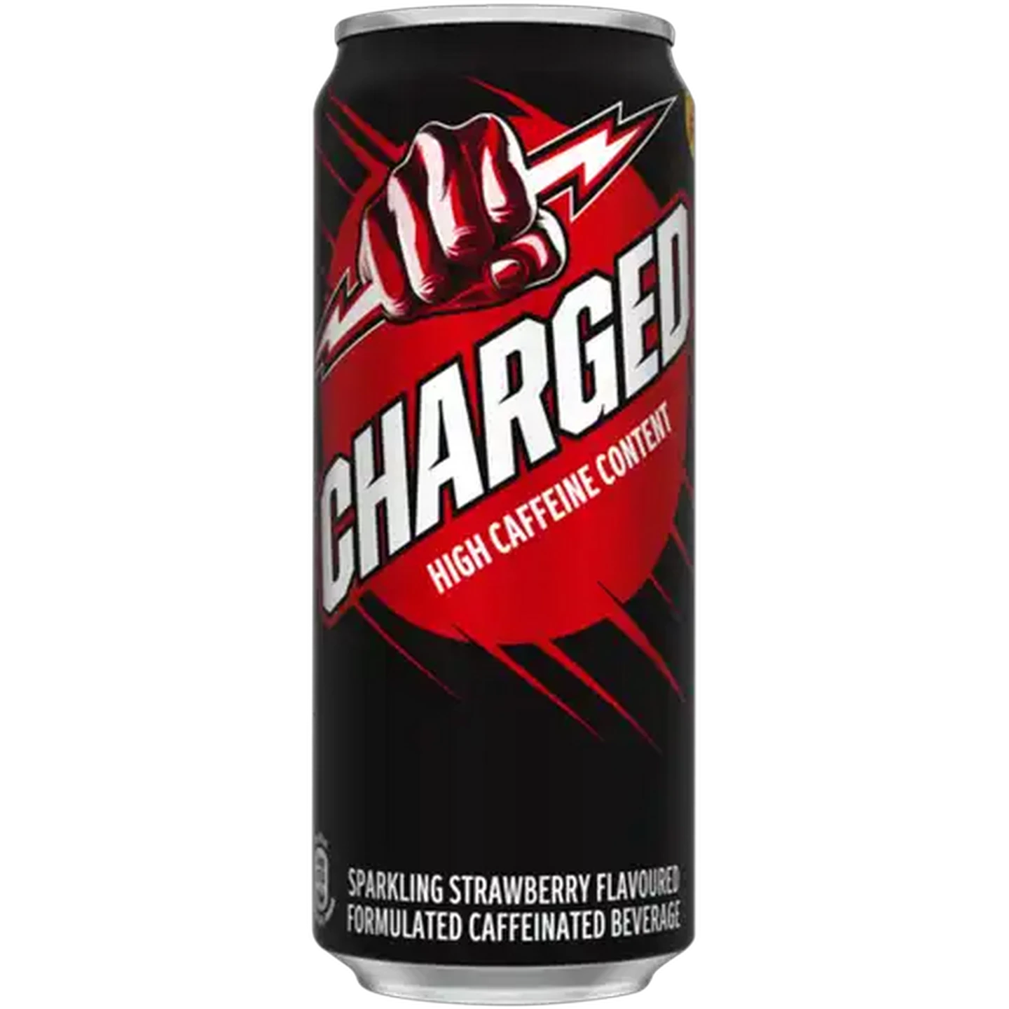 Image of Charged Strawberry Flavoured Sparkling Caffeinated Beverage 500ml