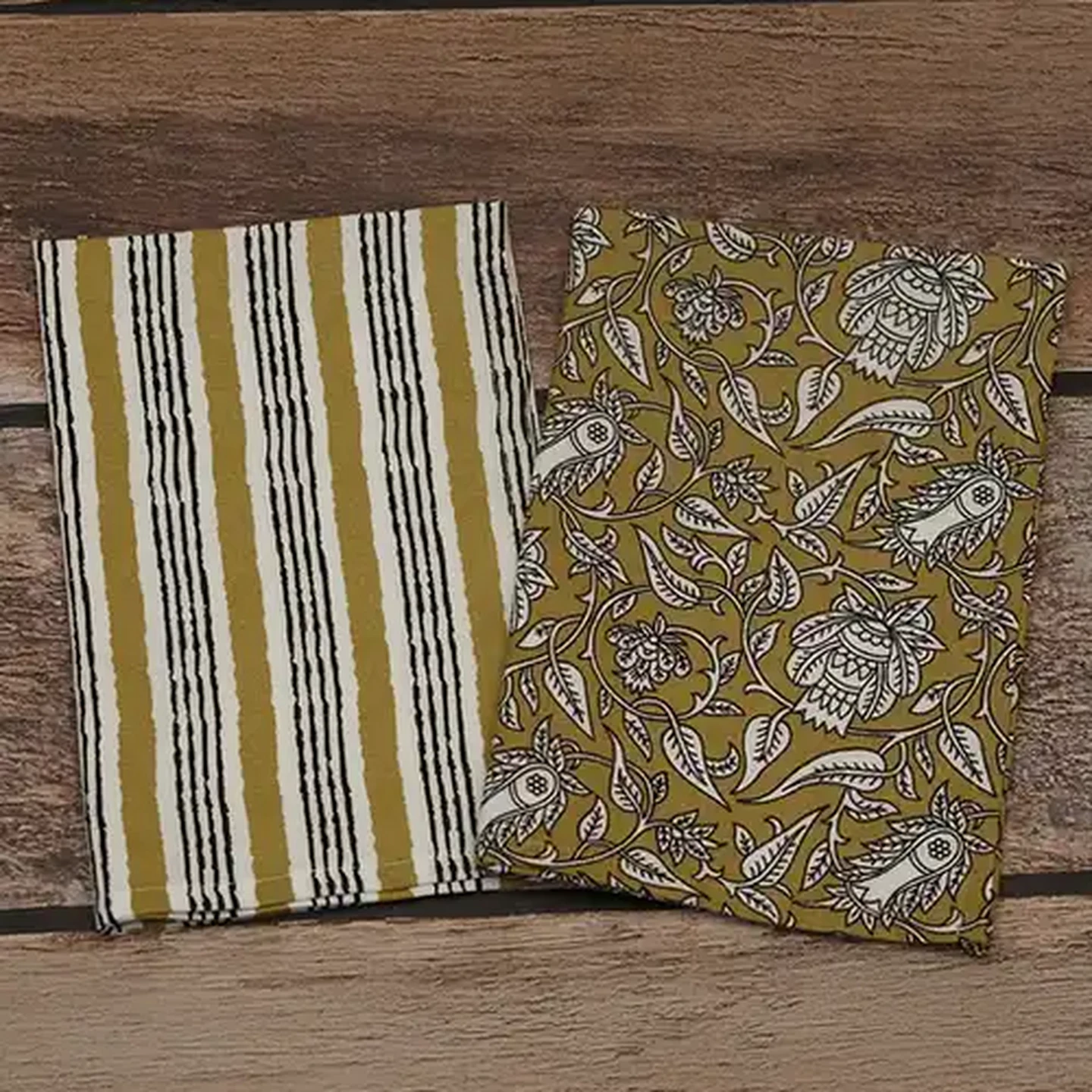 Image of Essentials Mustard Mayfair Kitchen Cloth 2-Pack 40 x 60cm