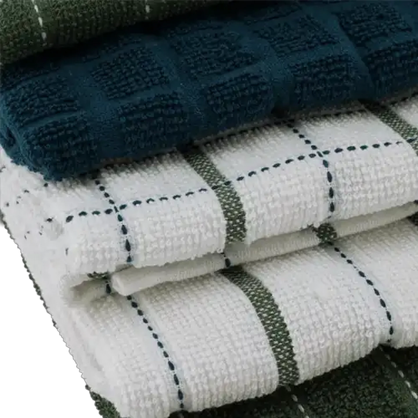 Image of Essentials Milan Terry Kitchen Cloth 45 x 65cm 5-Pack (Design May Vary)