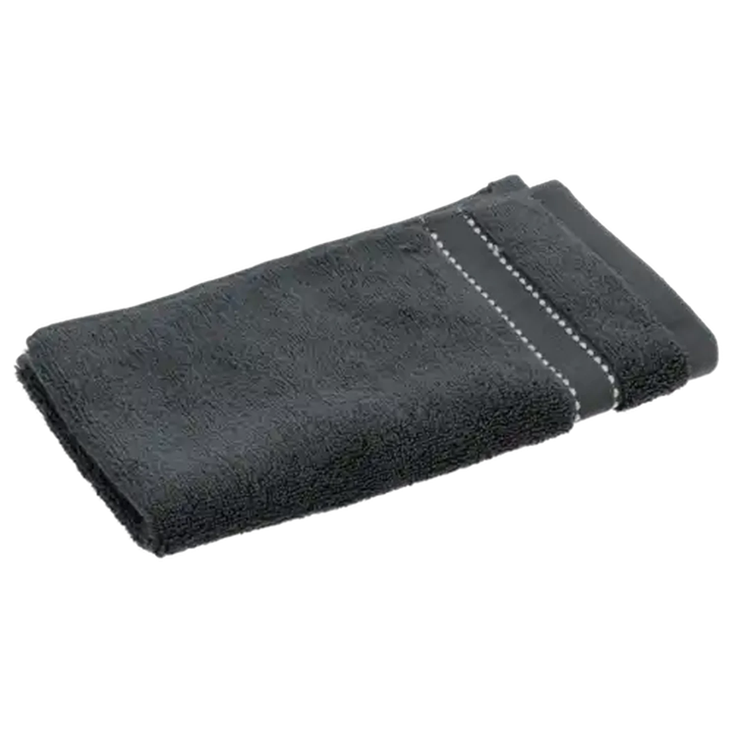 Image of Essentials Hamptons Grey Luxury Guest Towel 30 x 50cm