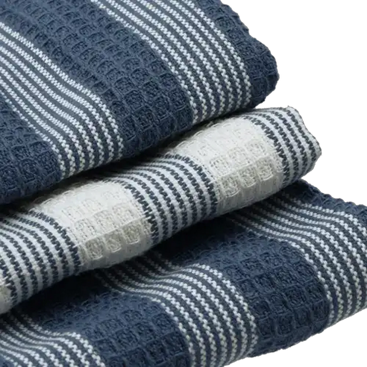 Image of Essentials Waffle Georgia Kitchen Cloths 3-Pack 45 x 65cm (Design May Vary)