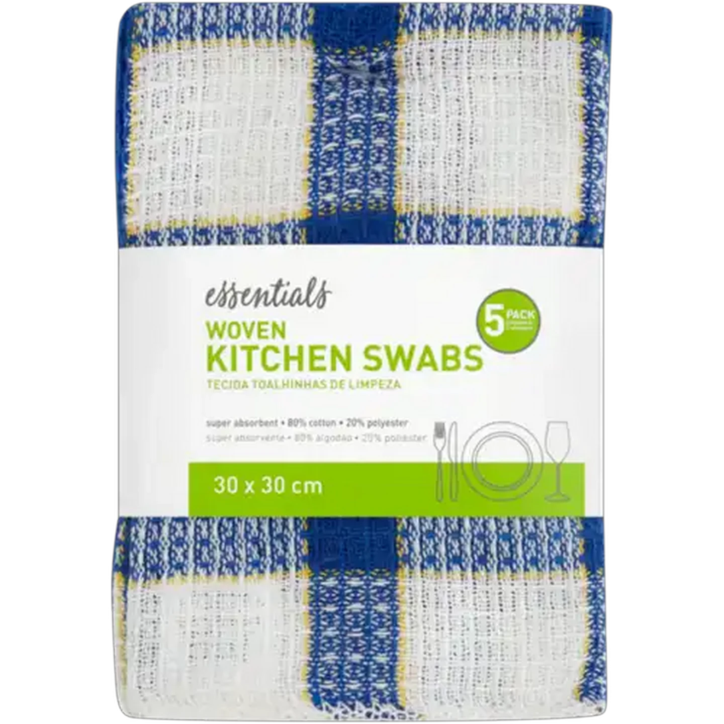 Image of Essentials Woven Kitchen Swabs 5-Pack