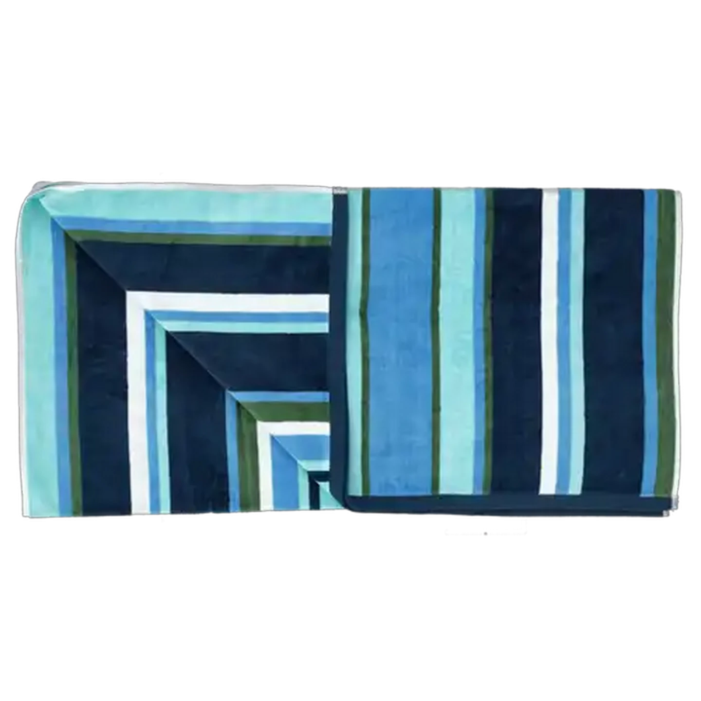 Image of Laguna Dobby Blue Stripe Beach Towel 80 x 160cm