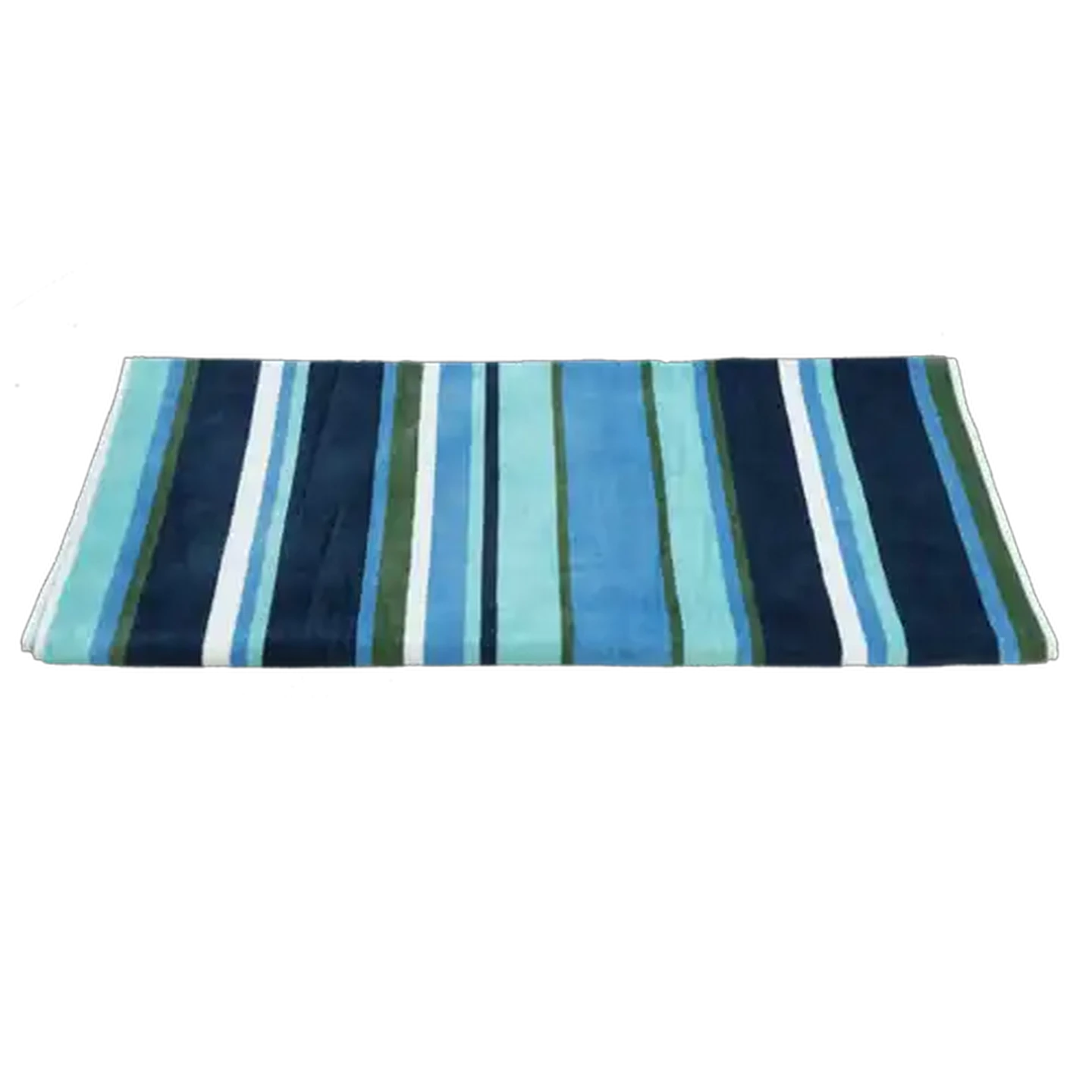 Image of Laguna Dobby Blue Stripe Beach Towel 80 x 160cm