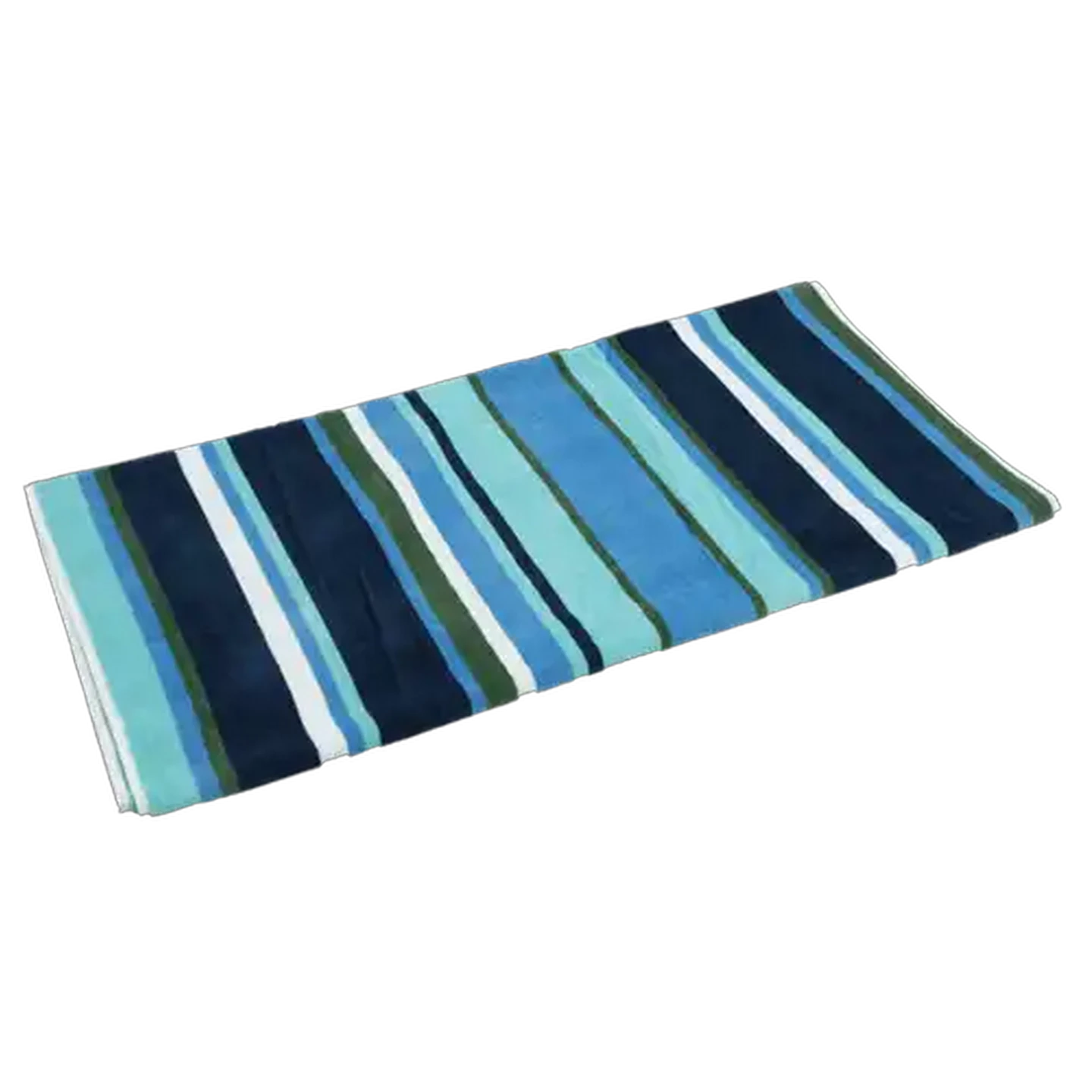 Image of Laguna Dobby Blue Stripe Beach Towel 80 x 160cm