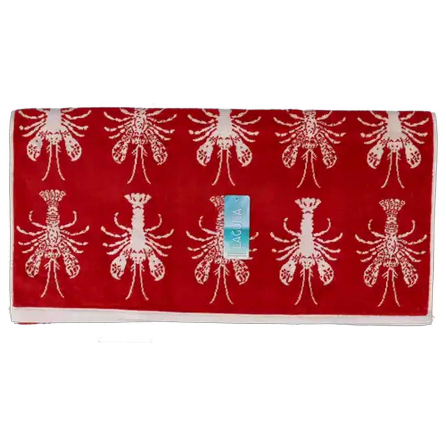 Image of Laguna Red Crayfish Beach Towel 80 x 160cm