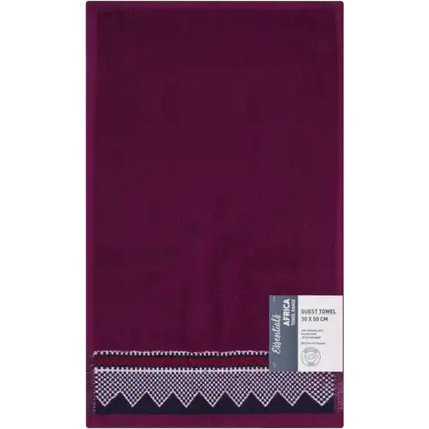 Image of Essentials Africa Magenta Guest Towel 300mm x 500mm