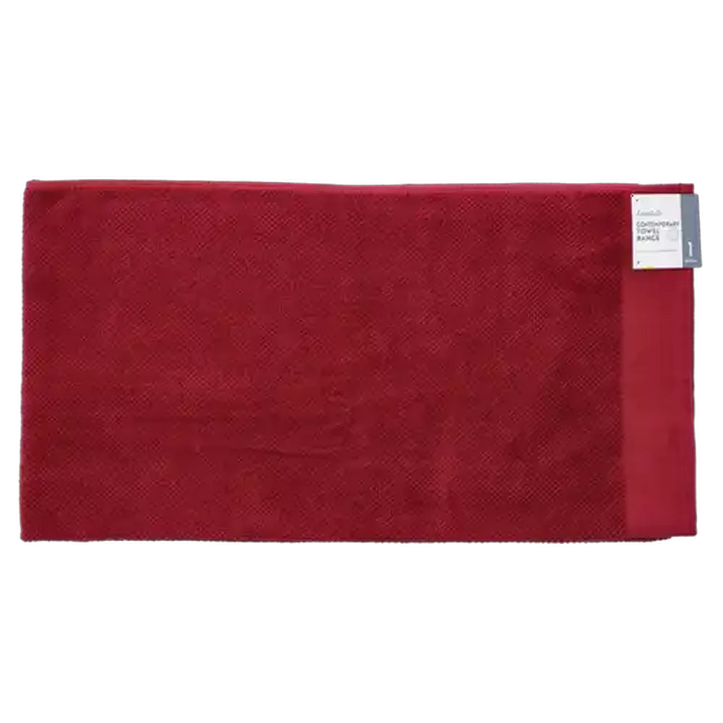 Image of Essentials Manhattan Burgundy Bath Sheet 80 x 150cm