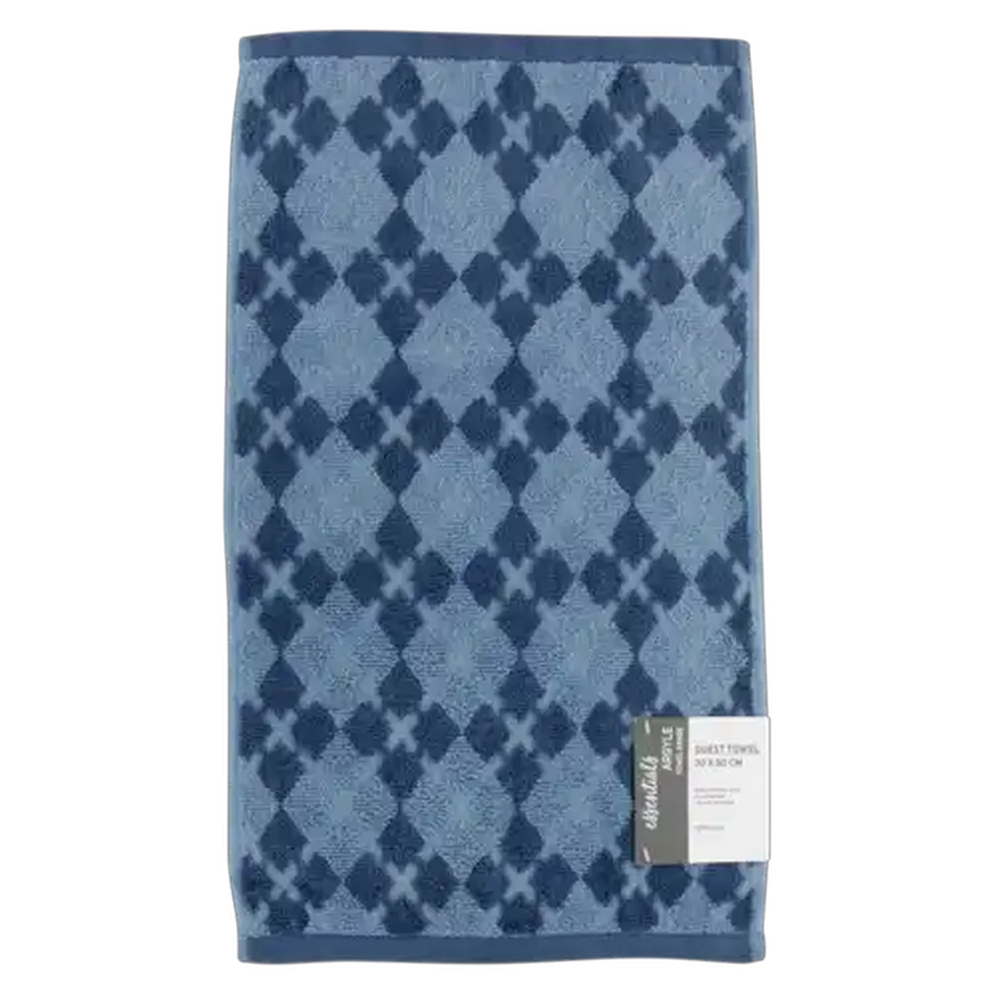 Image of Essentials Argyle Guest Towel 30 x 50cm