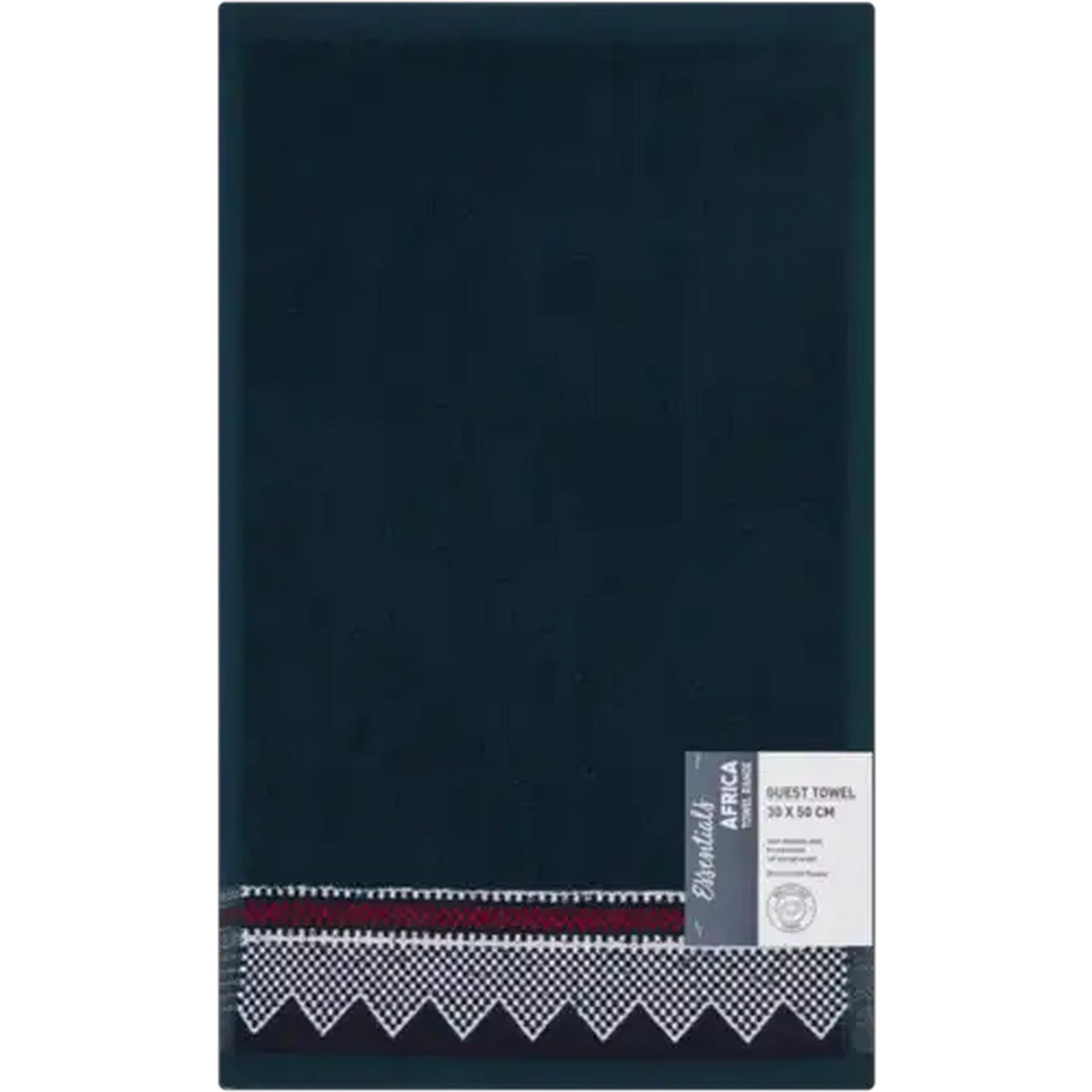 Image of Essentials Africa Blue Guest Towel 300mm x 500mm