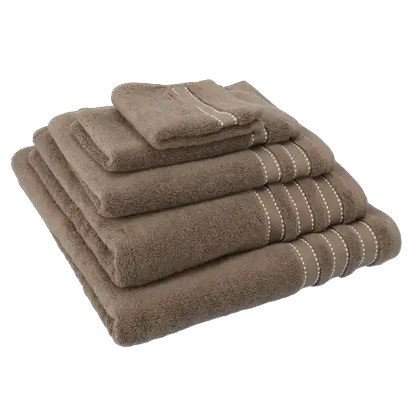 Image of Essentials Hamptons Stone Luxury Guest Towel 30 x 50cm