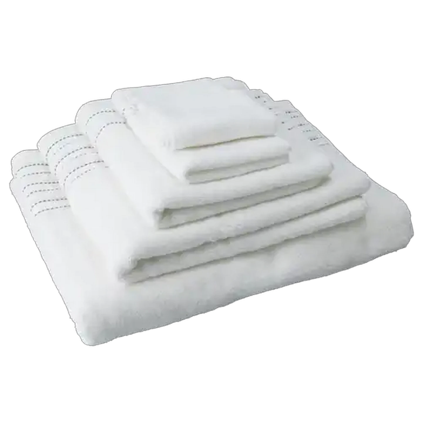 Image of Essentials Hamptons White Luxury Bath Sheet 90 x 150cm