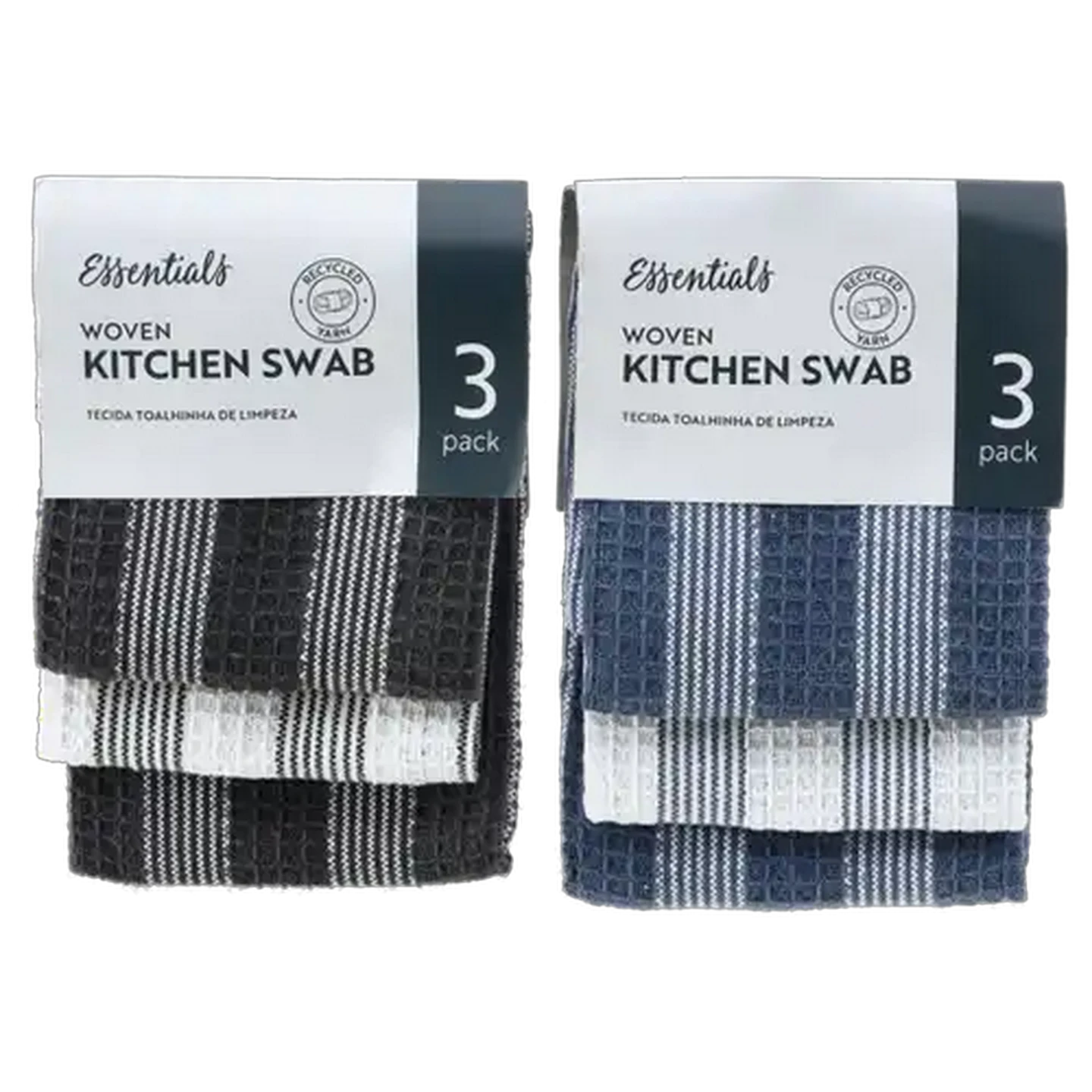 Image of Essentials Waffle Georgia Kitchen Swab 3-Pack 30 x 30cm
