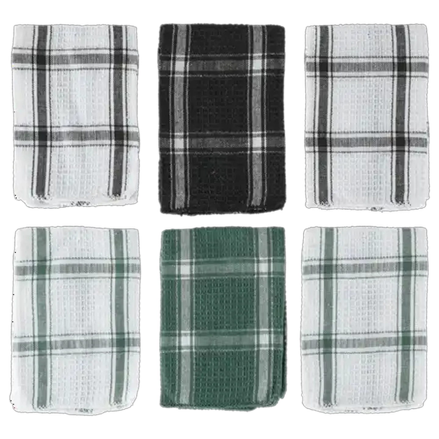 Image of Essentials Waffle Florence Kitchen Swab 10-Pack 30 x 30cm